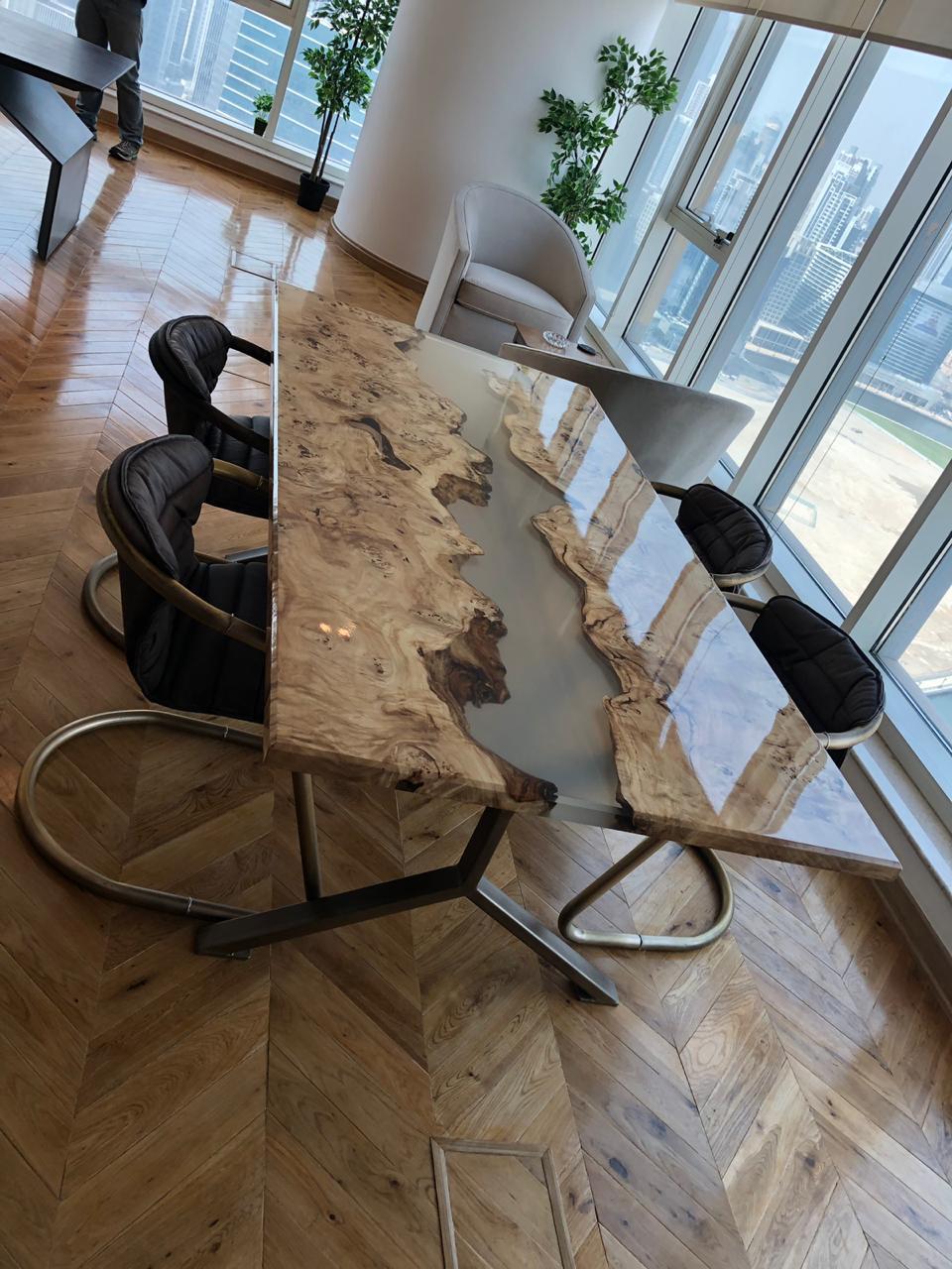 Natural Edge / Live Edge (Resin Table) RCTDM200L Wood Studio