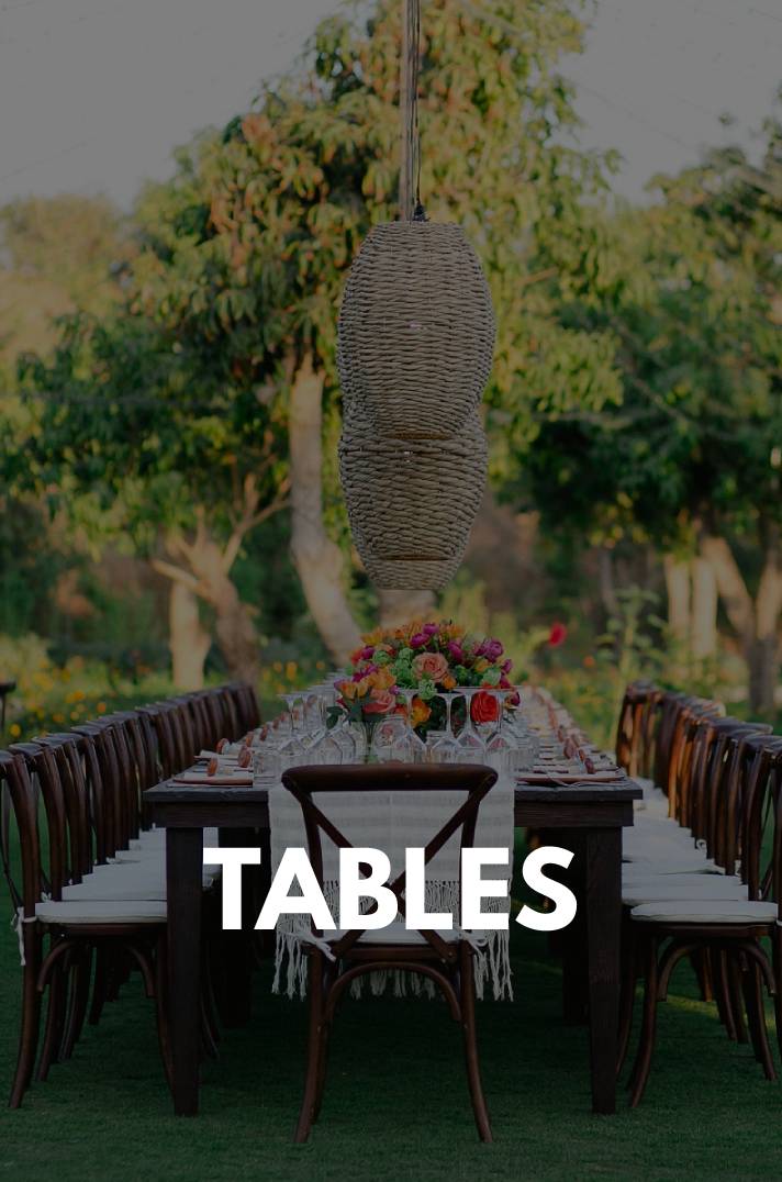 Wooden Table Rentals in Southern California Wood Table Rentals