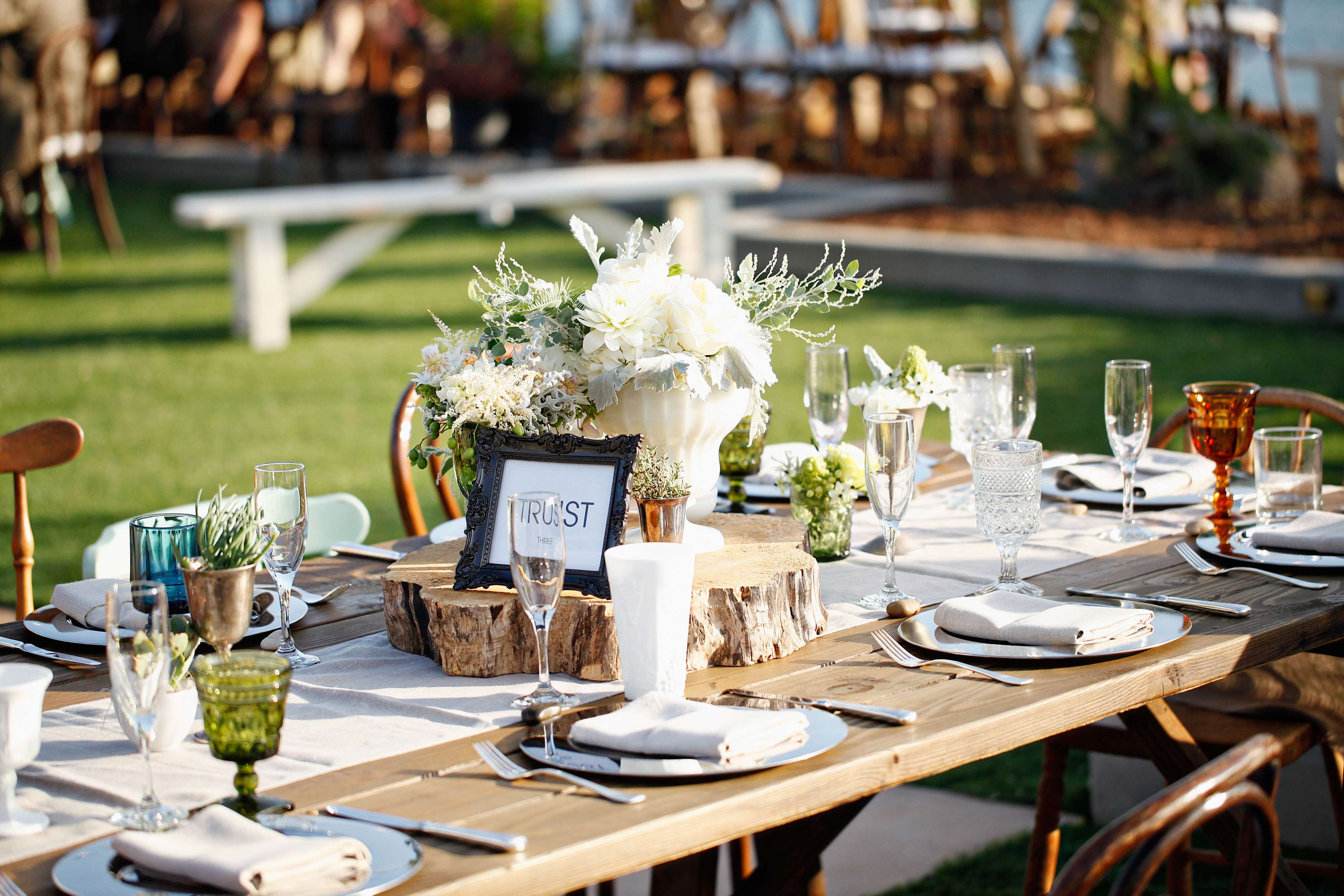 Wood Table Rentals in San Diego, Los Angeles and Orange County Wood