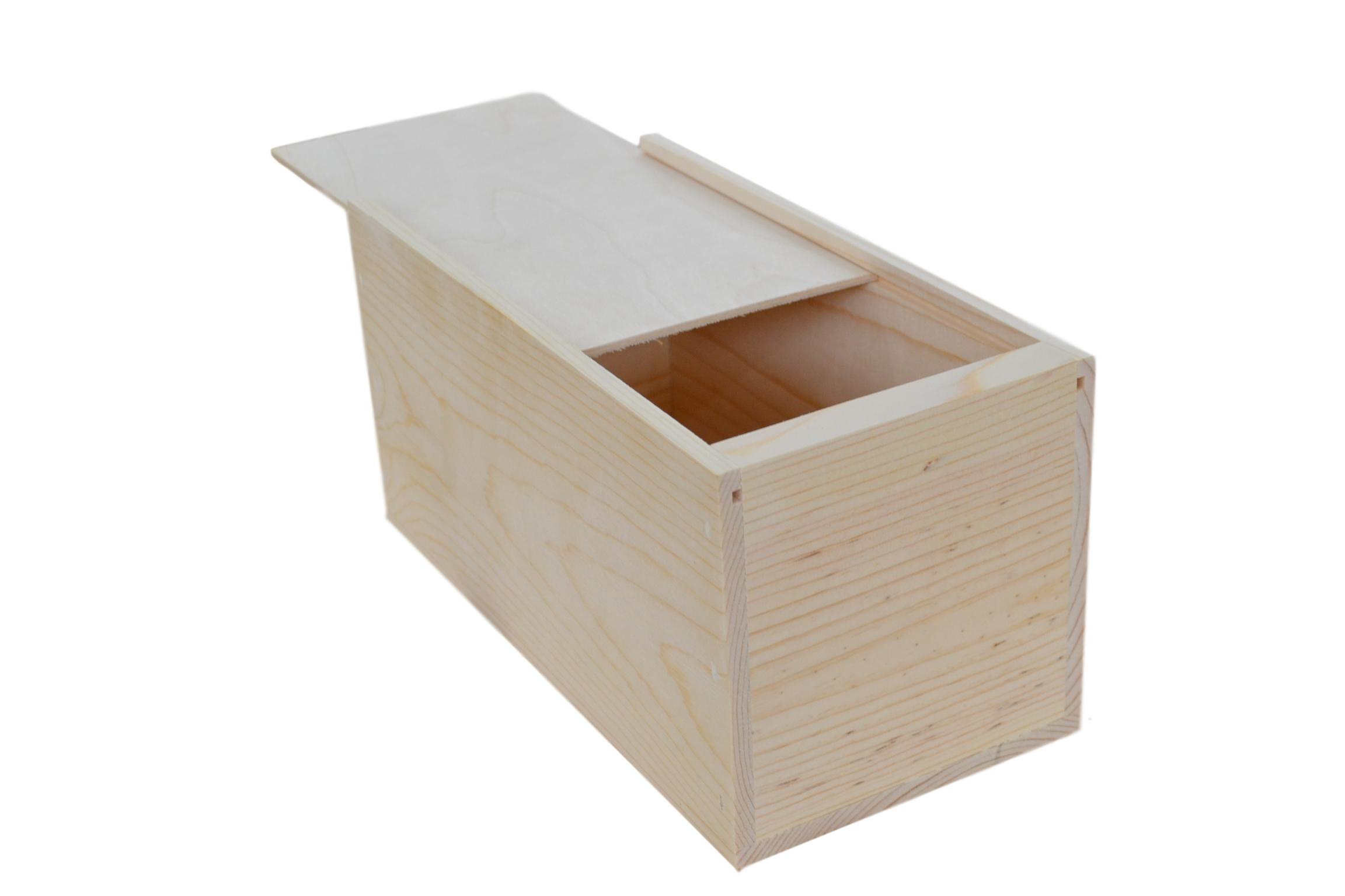 Wooden Box 10x5x5 Slide Top Poole & Sons, Inc.