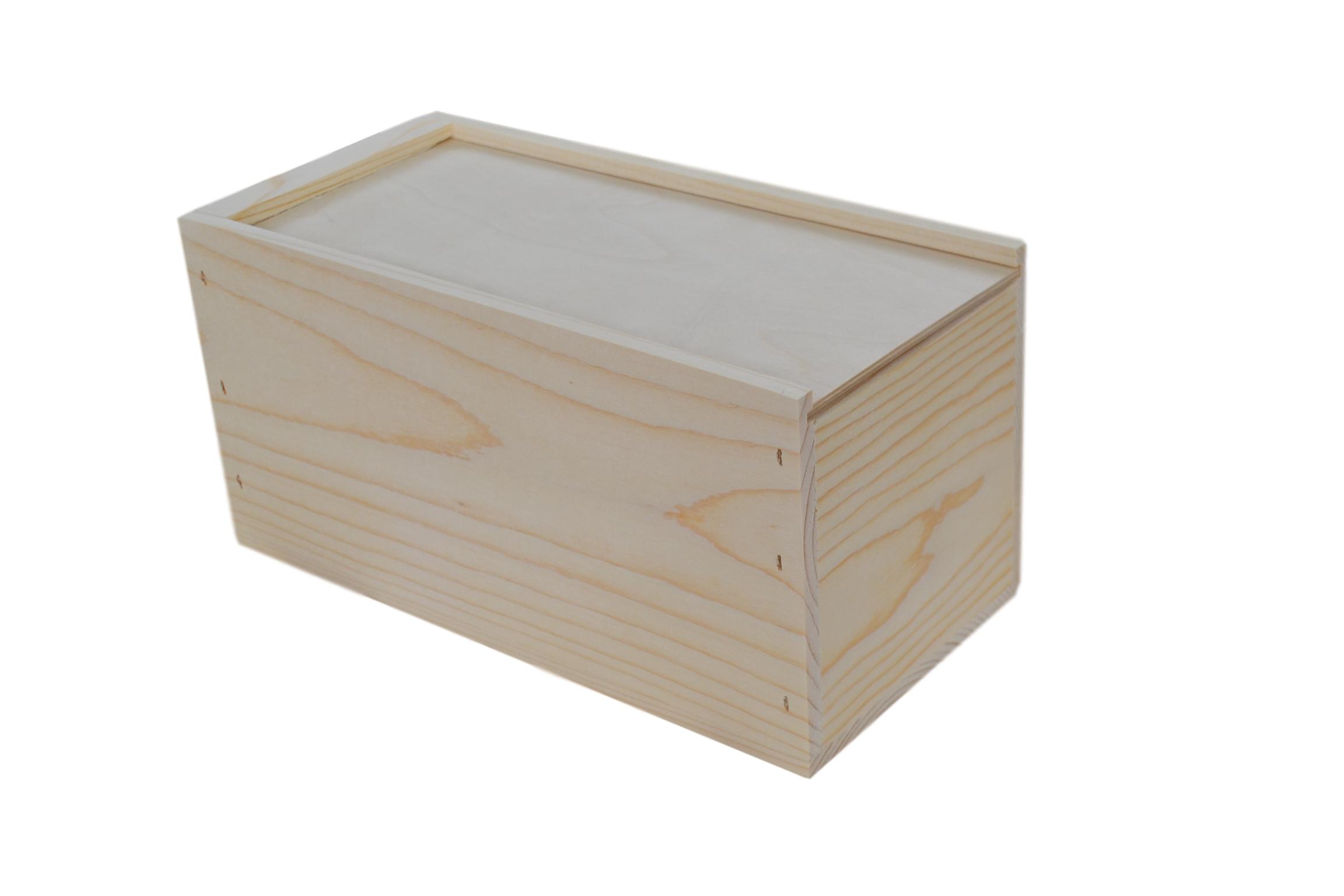 Wooden Box 10x5x5 Slide Top Poole & Sons, Inc.