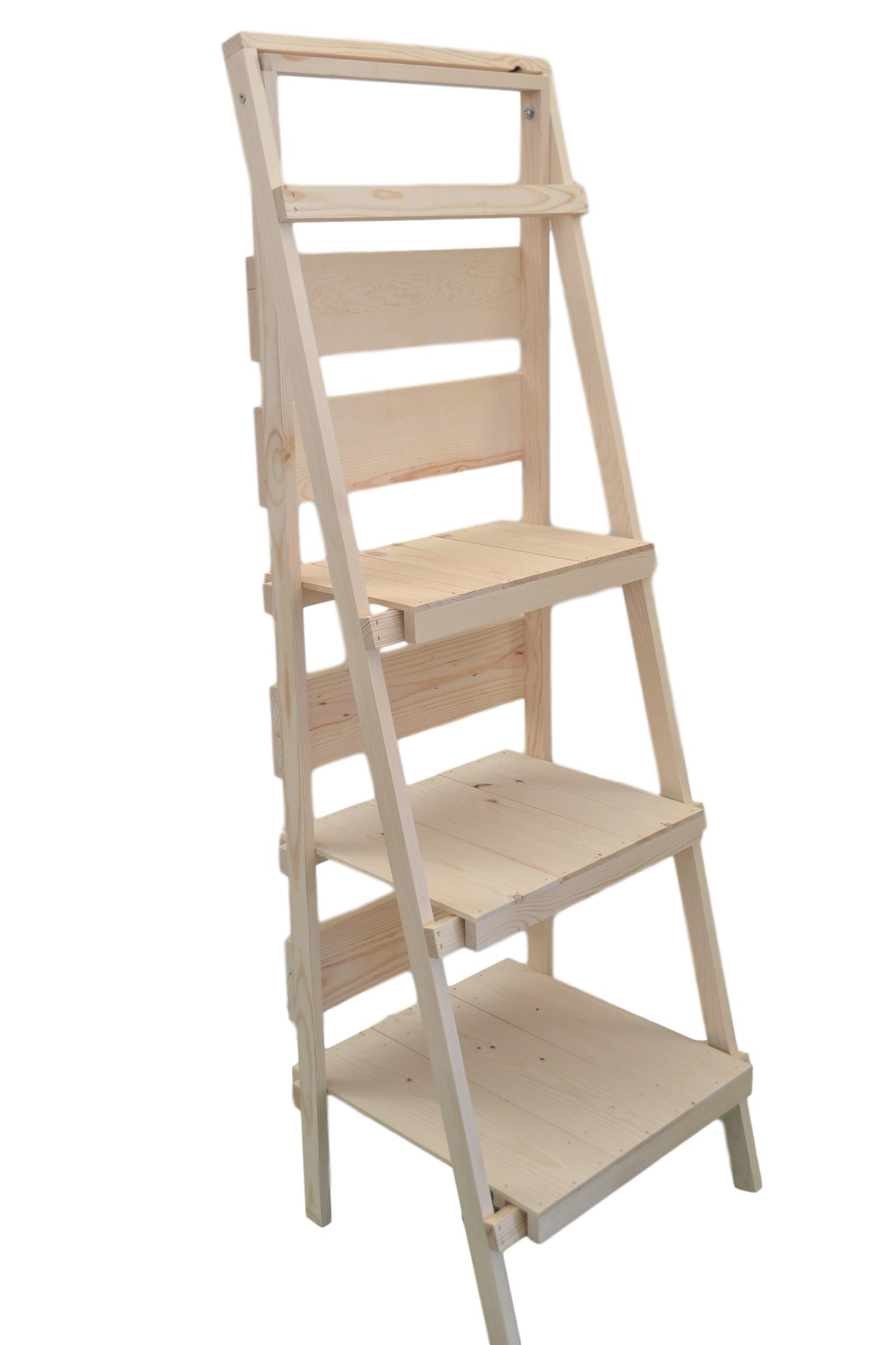 Wooden Display Ladder Poole & Sons, Inc. Wooden Display Ladder Poole & Sons, Inc.