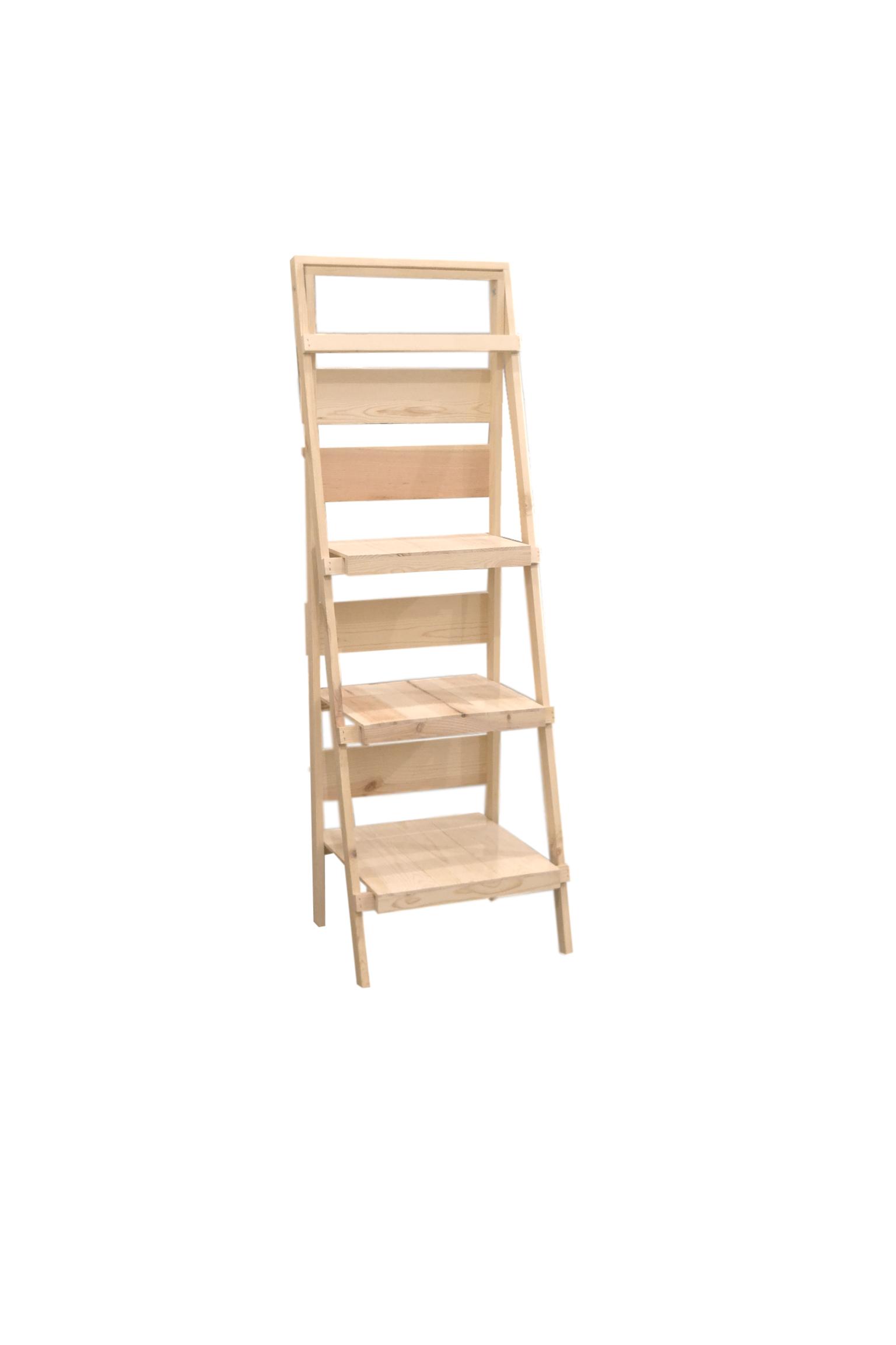 Wooden Display Ladder Poole & Sons, Inc.