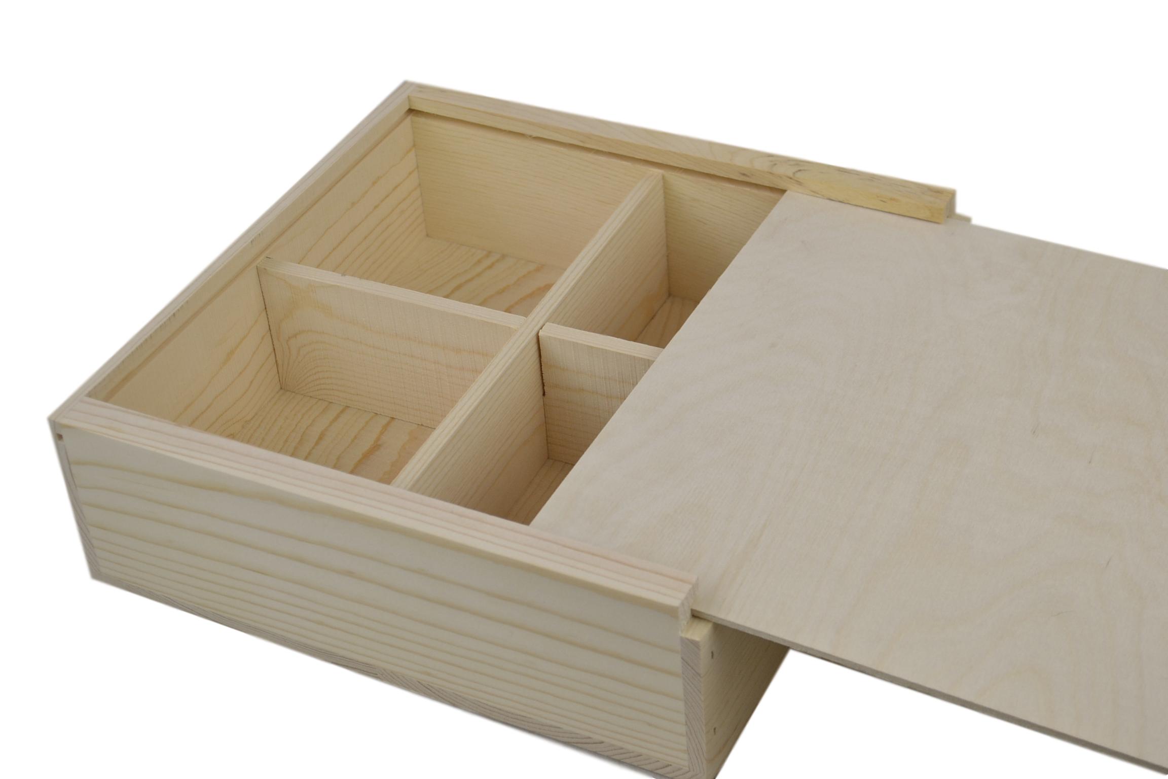 Wooden Swag Box Divided Poole & Sons, Inc.