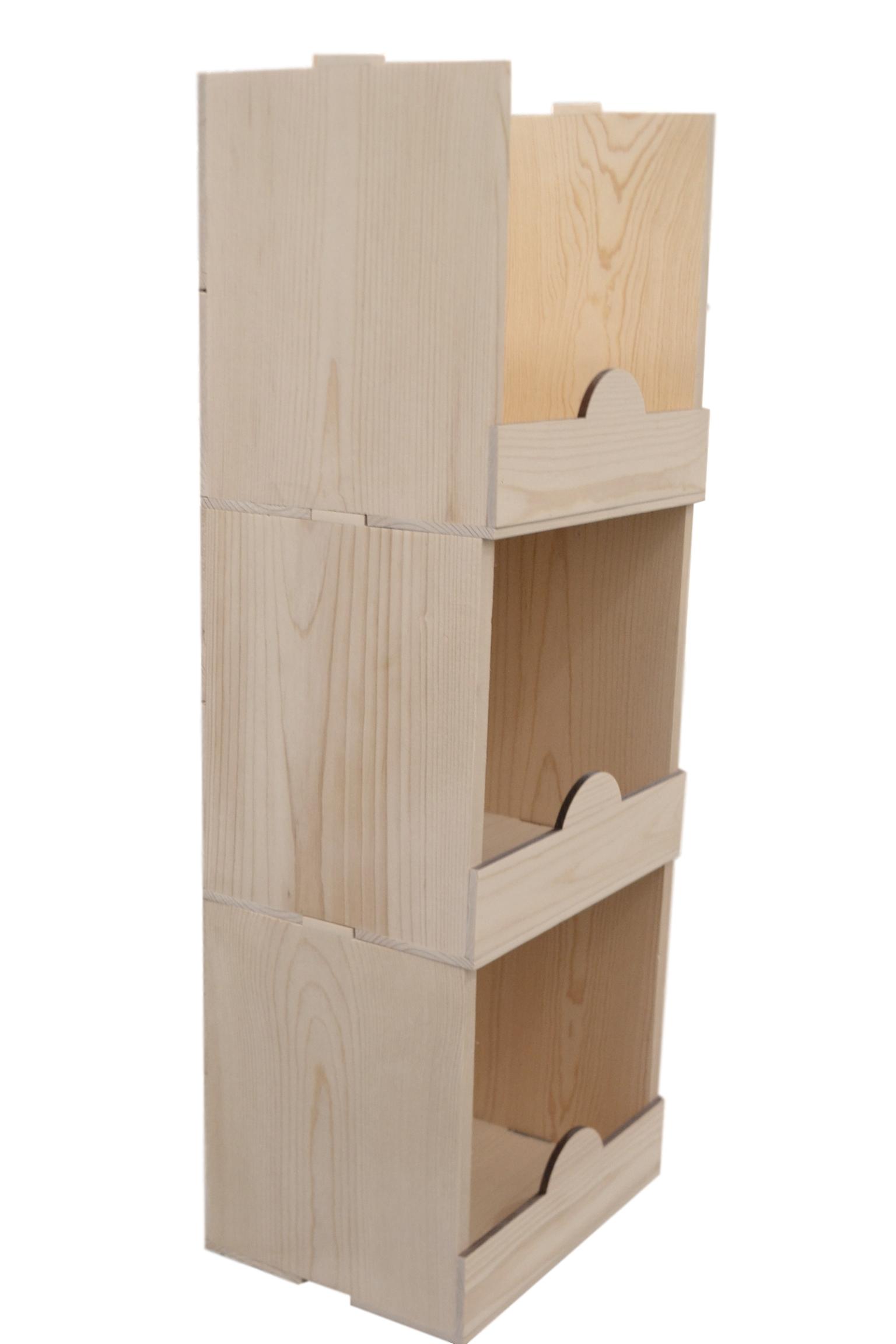Wooden Stacking Display Boxes Poole & Sons, Inc.