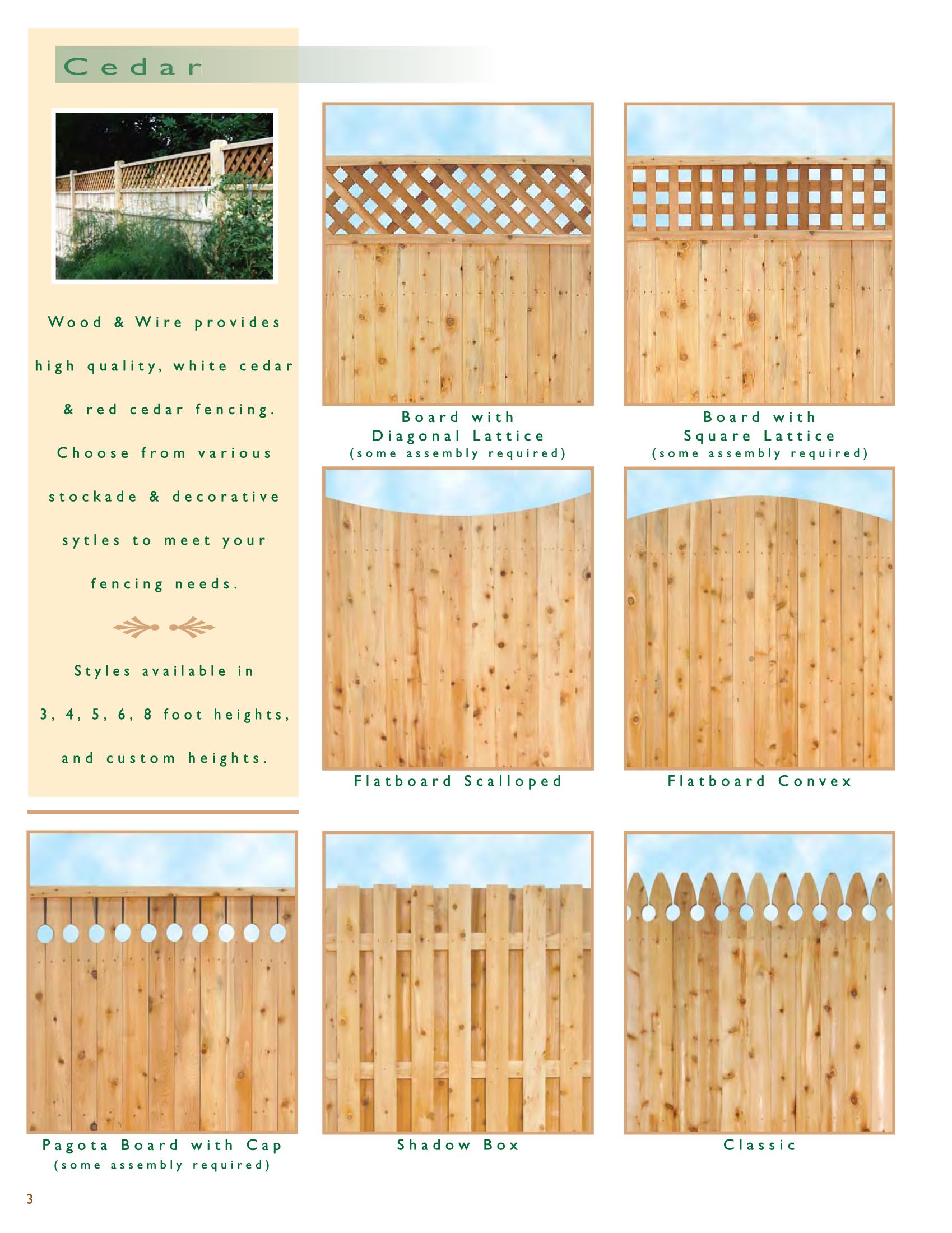 RI Wood Cedar Privacy Wood and Wire Fence Co. Inc. Rhode Island