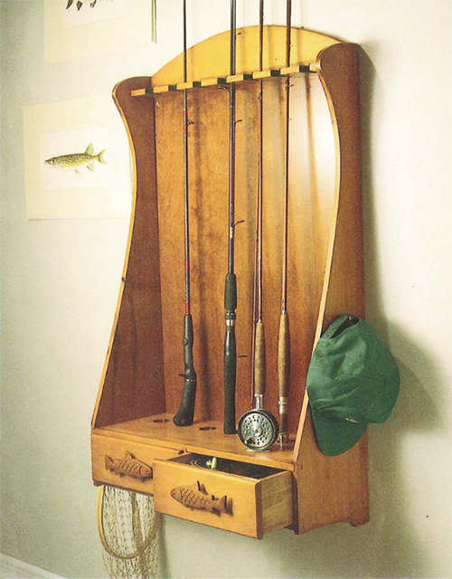Fishing Rod Rack Plans Woodworking Edge