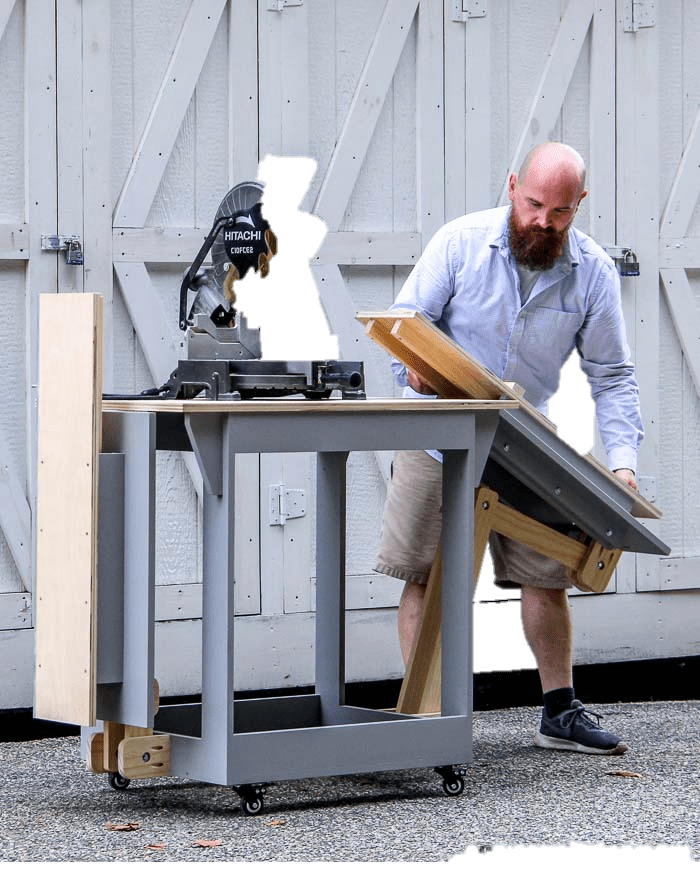 11 Free DIY Miter Saw Stand Plans For Woodworking WWPN