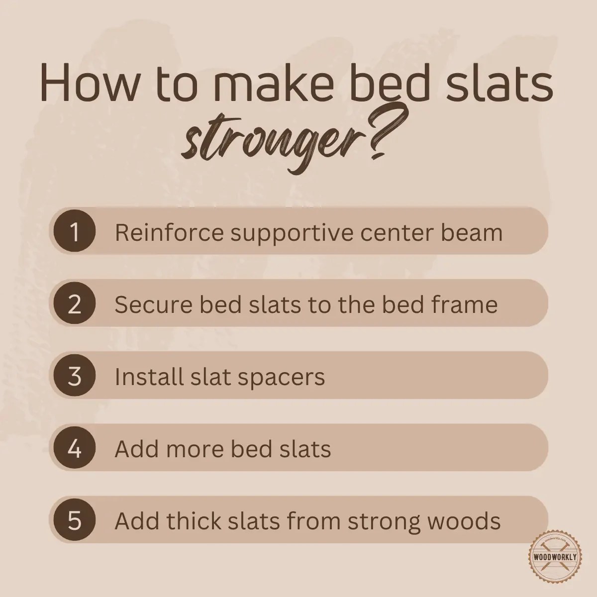 How To Make Bed Slats Stronger (11 PROVEN Methods!)