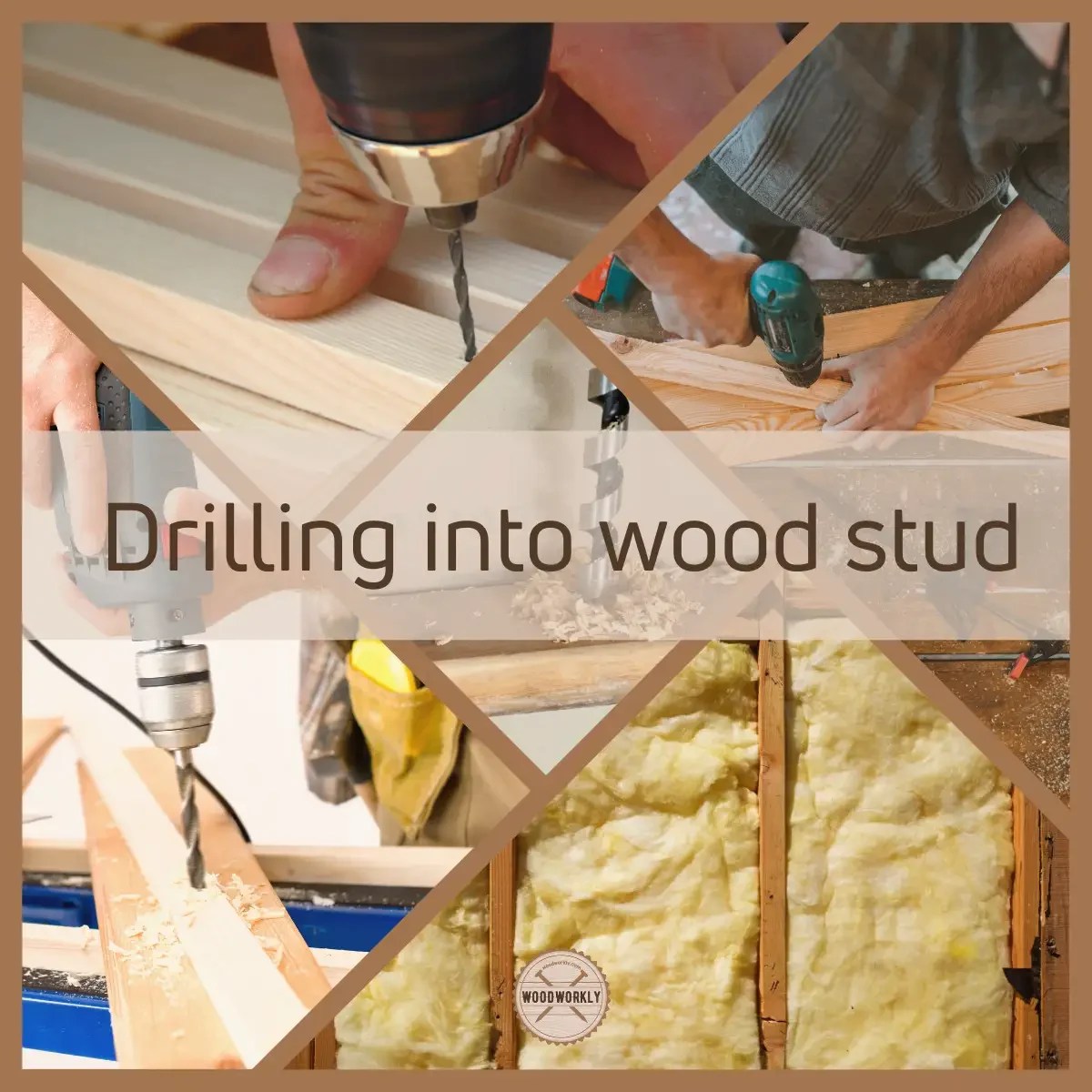 How To Drill Into Wood Stud? (5 EASY Steps!) WoodWorkly