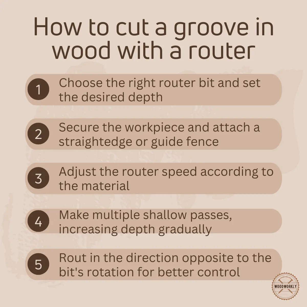 How to Cut a Groove in Wood With a Router? (5 EASY Steps!)