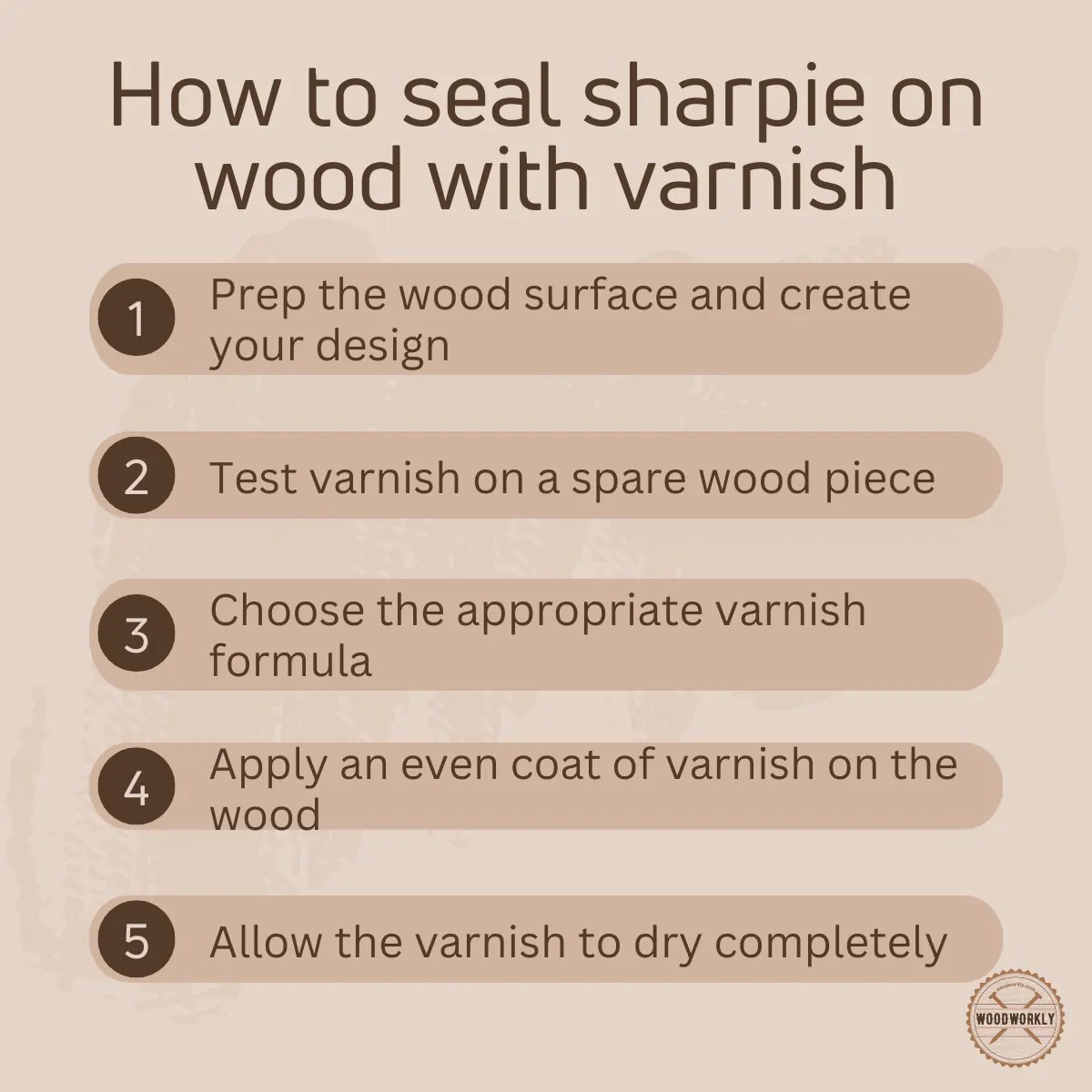 How To Seal Sharpie On Wood? (TOP 3 Methods!) WoodWorkly