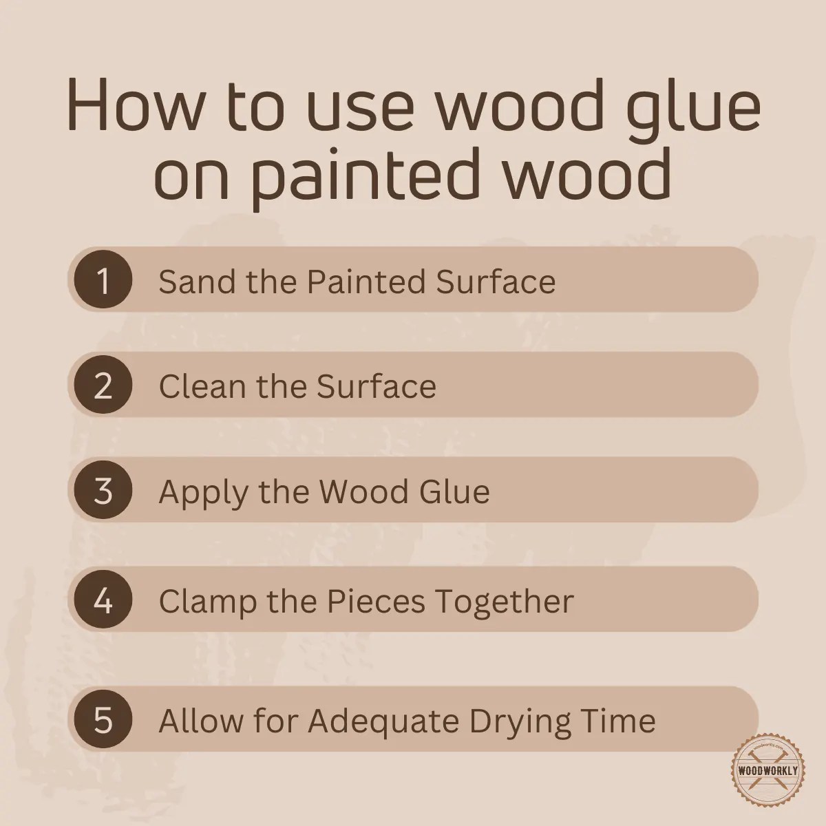 Does Wood Glue Work on Painted Wood? Find Out Now! [2023]