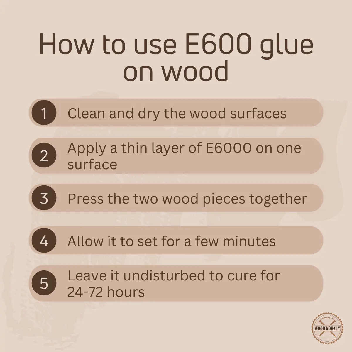 Does E6000 Work On Wood? 5 Steps of How to Use It [2023]