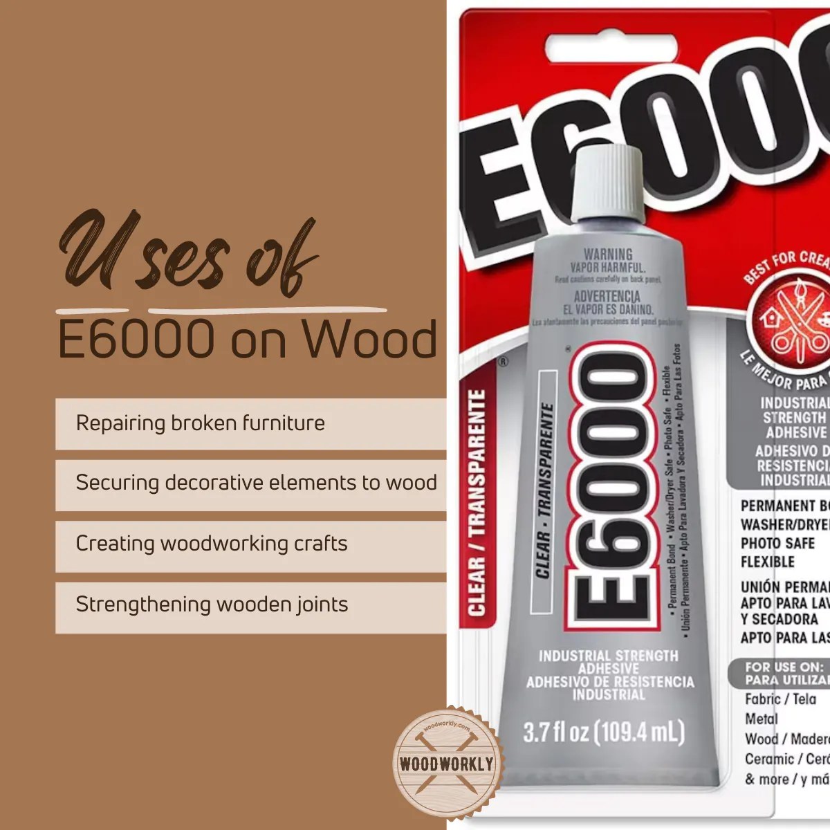 Does E6000 Work On Wood? 5 Steps of How to Use It [2023]