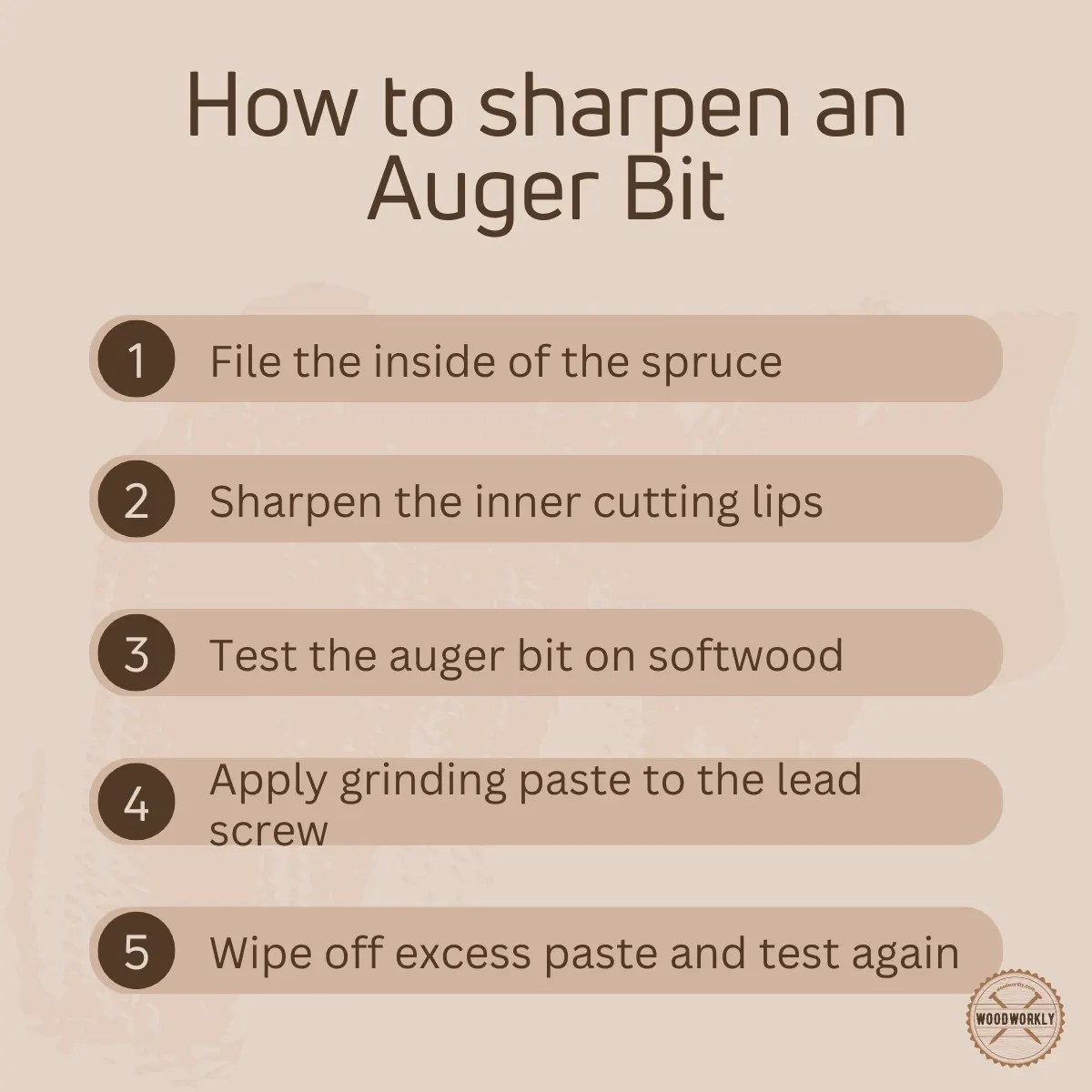 How to Sharpen an Auger Bit? 7 EASY Steps! [2024]