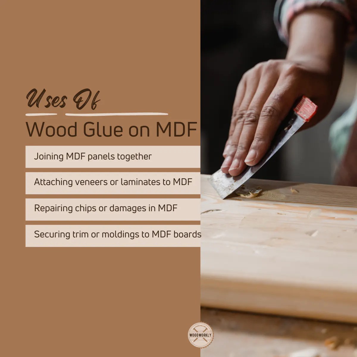 Does Wood Glue Work on MDF? [2024 EASY Guide!]