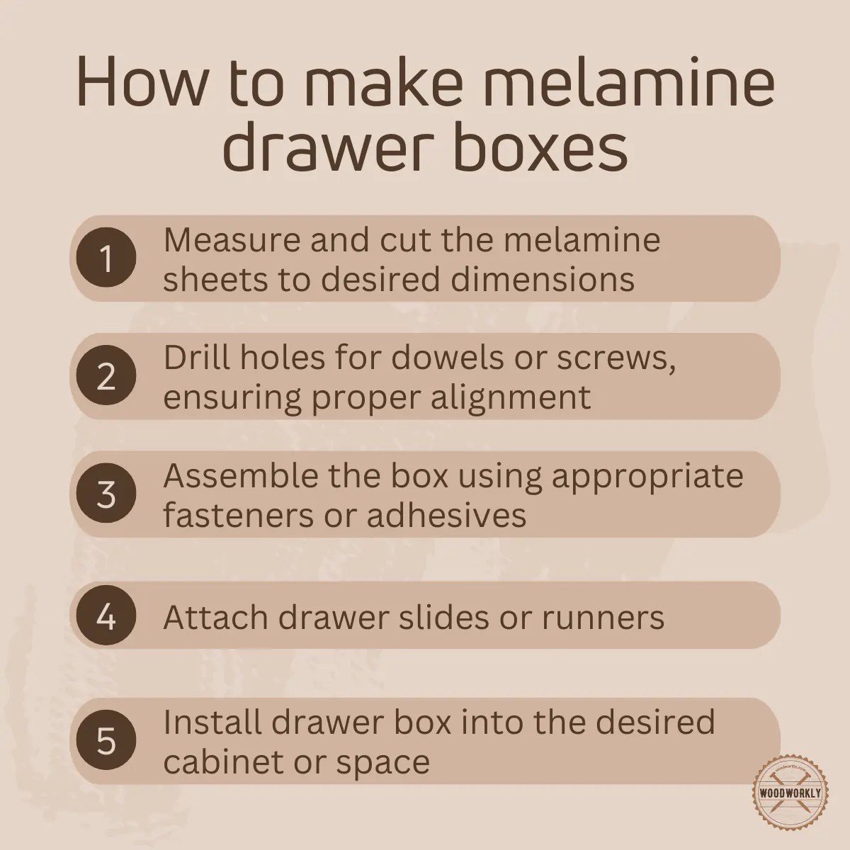 How to Make Melamine Drawer Boxes? (12 EASY Steps!)