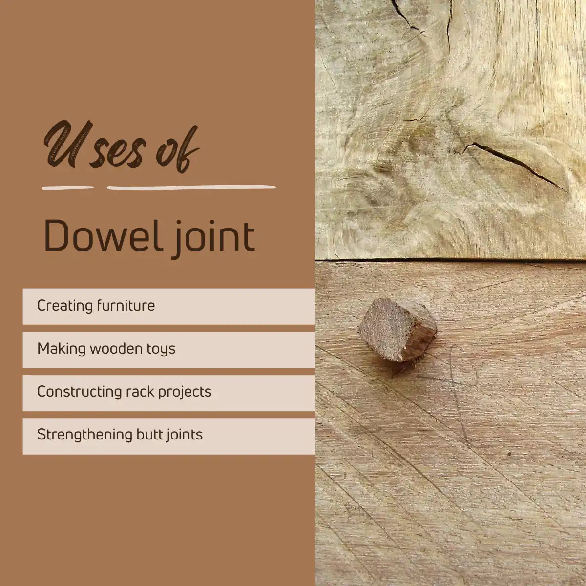 Biscuit Joint vs Dowel Joint Which is Better? (2024)