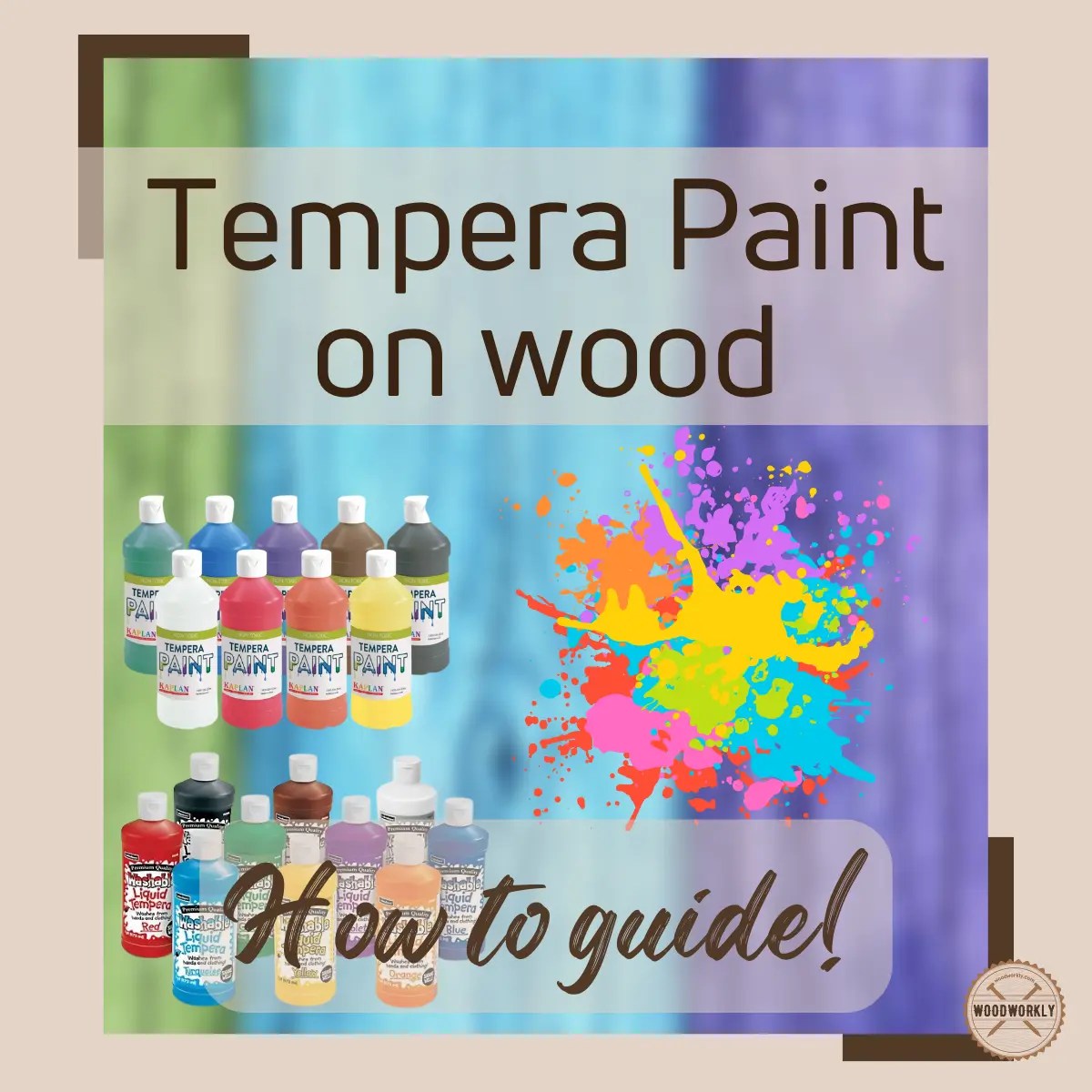 Tempera Paint On Wood 7Step EASY Guide! (2024)