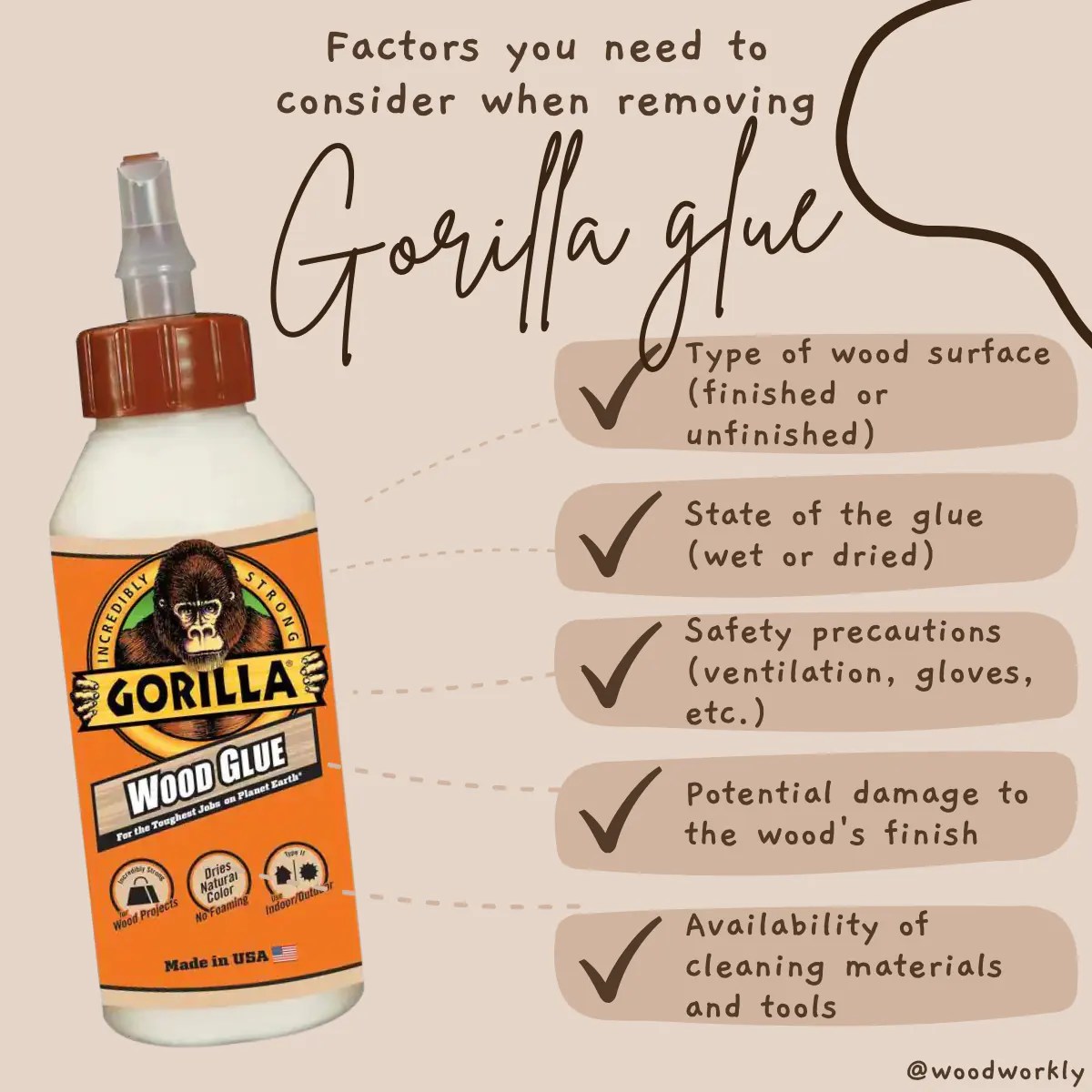 How to Remove Gorilla Glue from Wood (6 EASY Ways!)