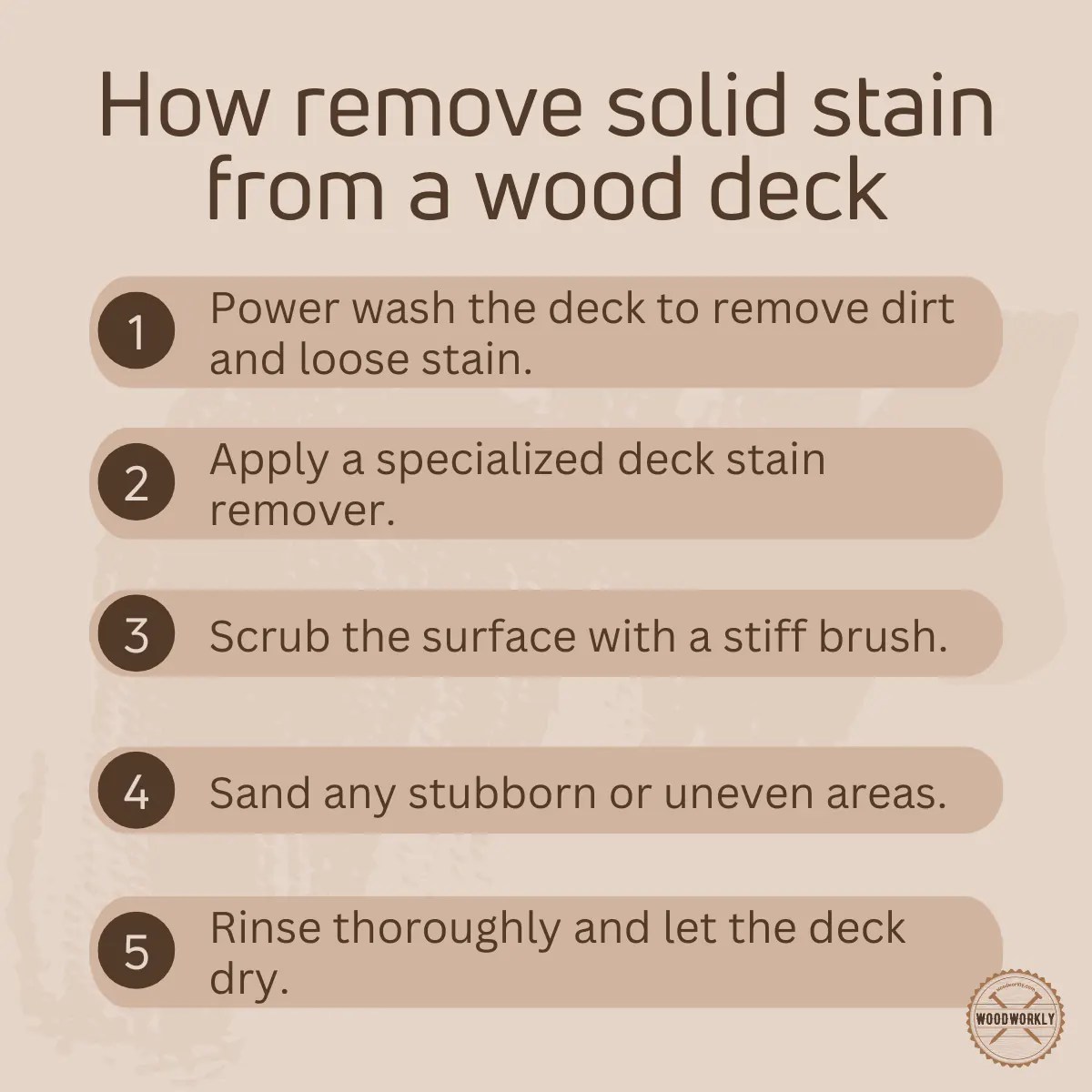 How To Remove Solid Stain From Wood Deck (2024 Guide!)