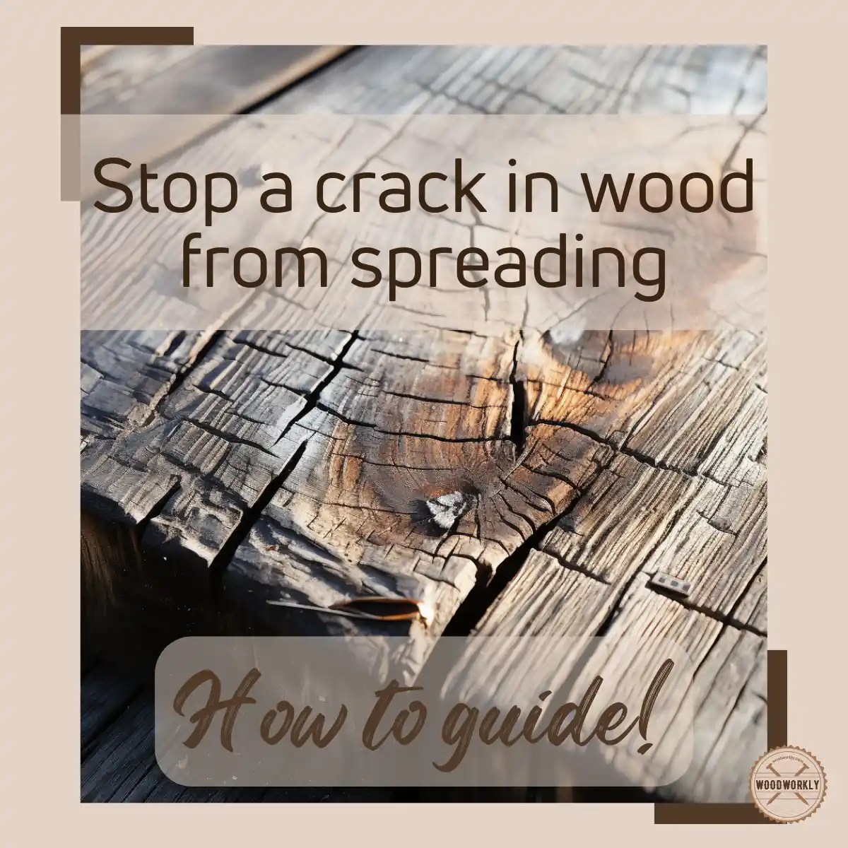 How to Stop a Crack in Wood From Spreading (5 EASY Ways!)