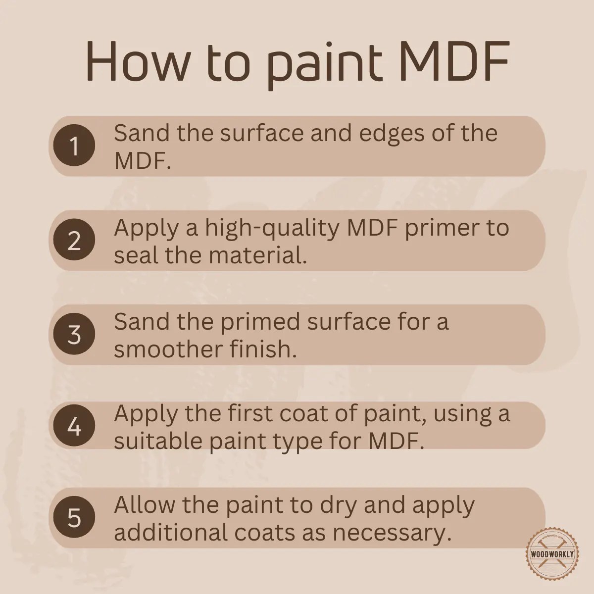 Can You Paint On MDF? 7 Step Quick and EASY Guide!