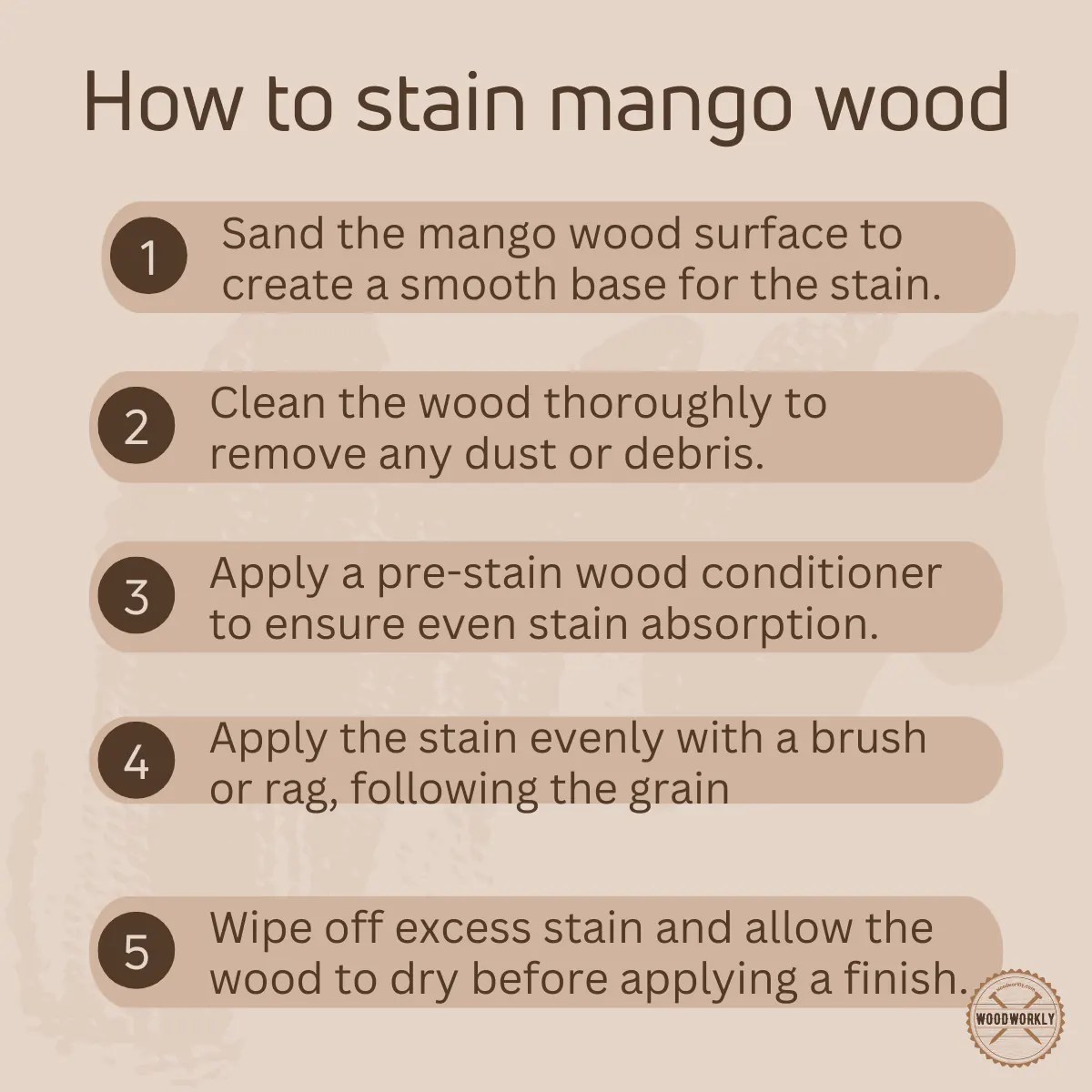 Staining Mango Wood+ Best Stain Colors (2023 Guide!)