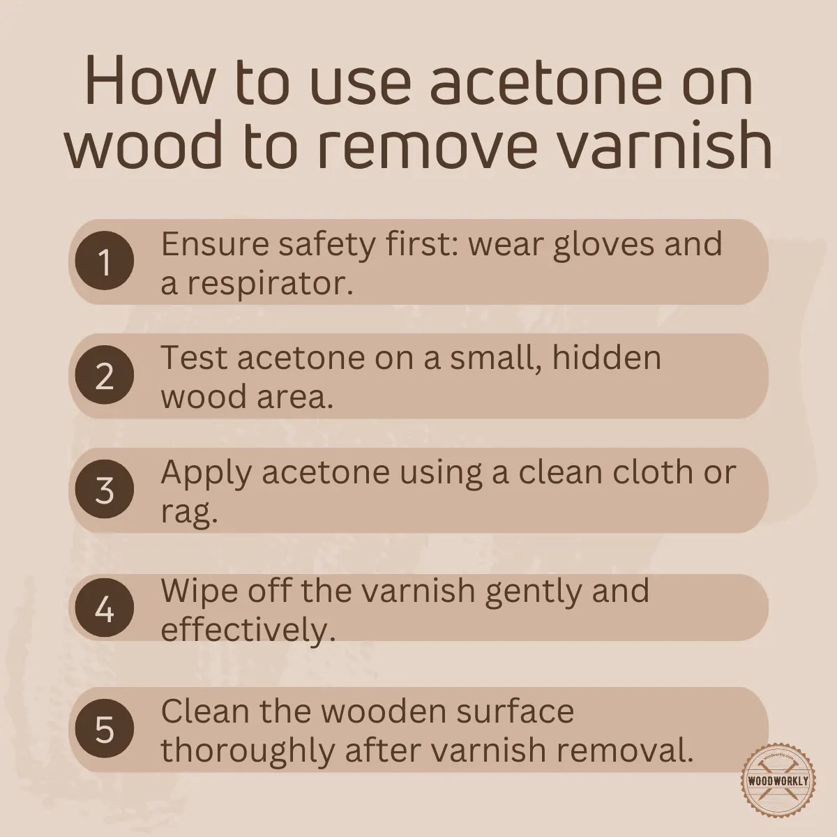 Acetone on Wood Can You Use? (2024 Ultimate Guide!)