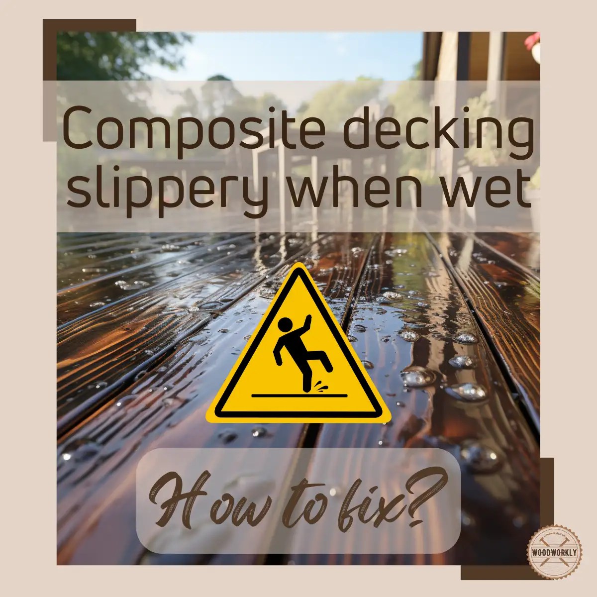Is Composite Decking Slippery When Wet? EASY Ways to Fix!