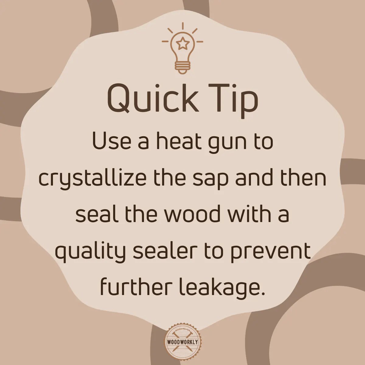 How to Stop Sap from Coming Out of Wood (5 EASY Steps!)