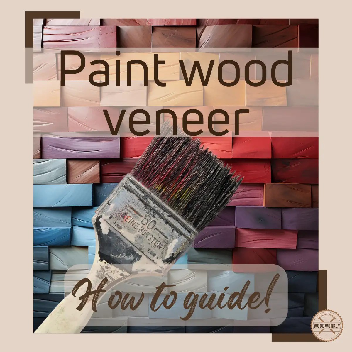 How to Paint Wood Veneer 11Step EASY Guide! (2024)