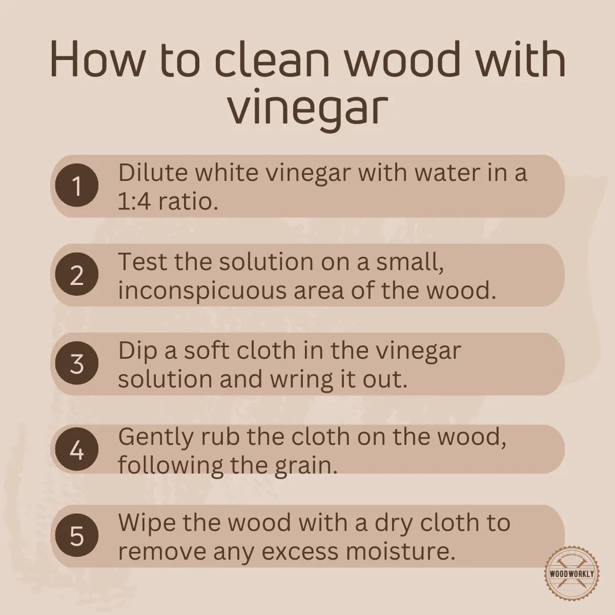 Vinegar On Wood Cleaning, Removing Varnish (2024 Guide!)