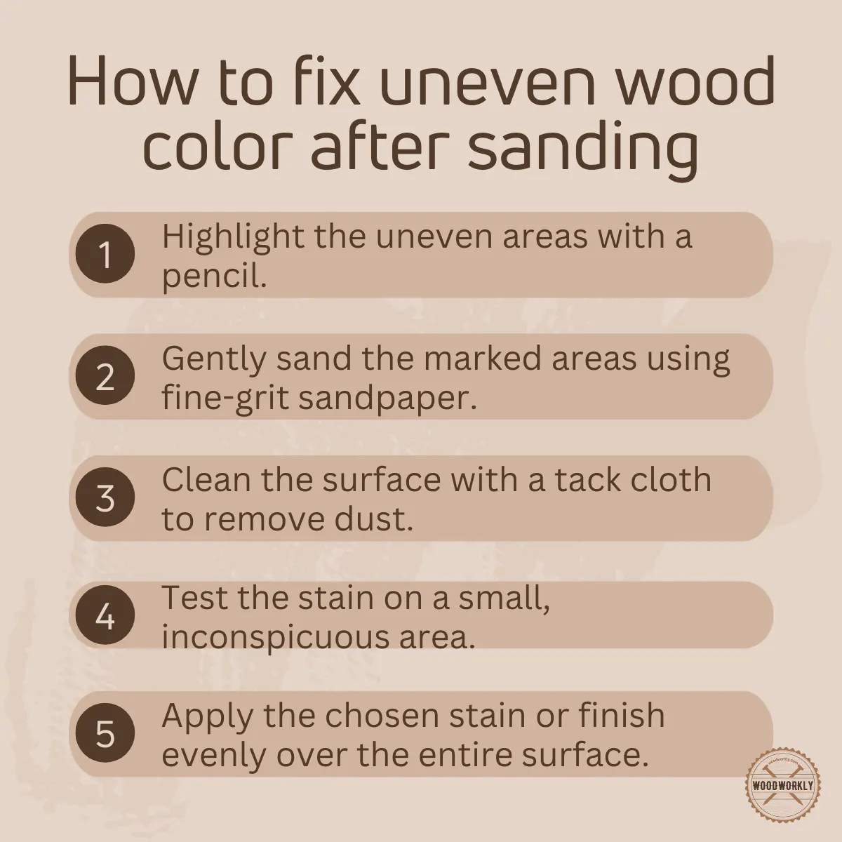 Uneven Wood Color After Sanding (Fix in 4 EASY Steps!)