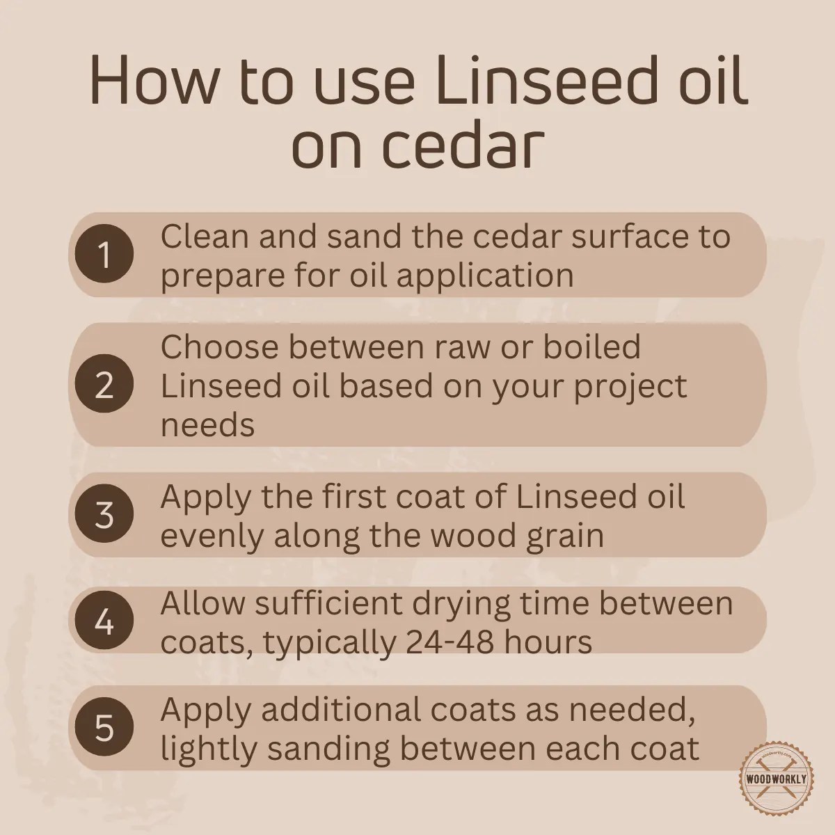 Raw and Boiled Linseed Oil On Cedar (2023 EASY Guide!)