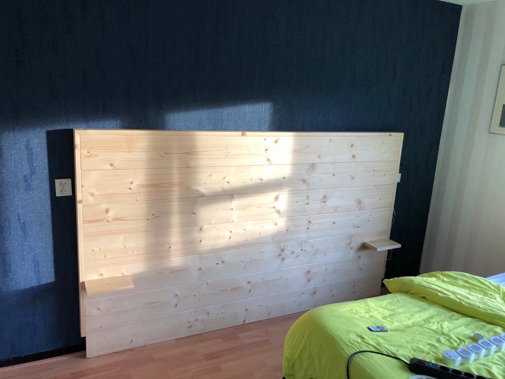 Hoofdbord Steigerhout Zelf Maken Los hoofdbord steigerhout Woodwork Wouterse