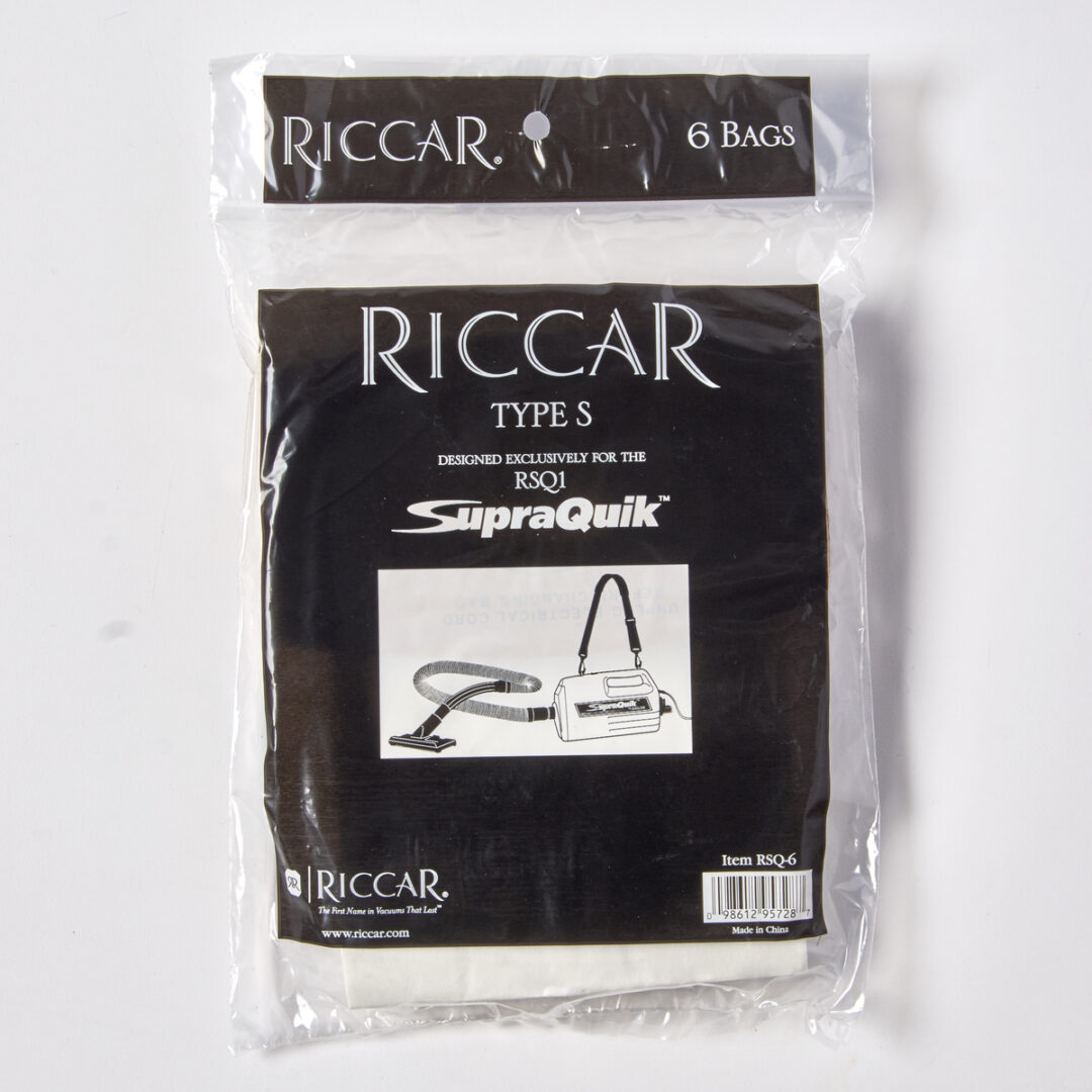Riccar HEPA Charcoal Lined Bags for R25 Series Woody Mann Vacuums