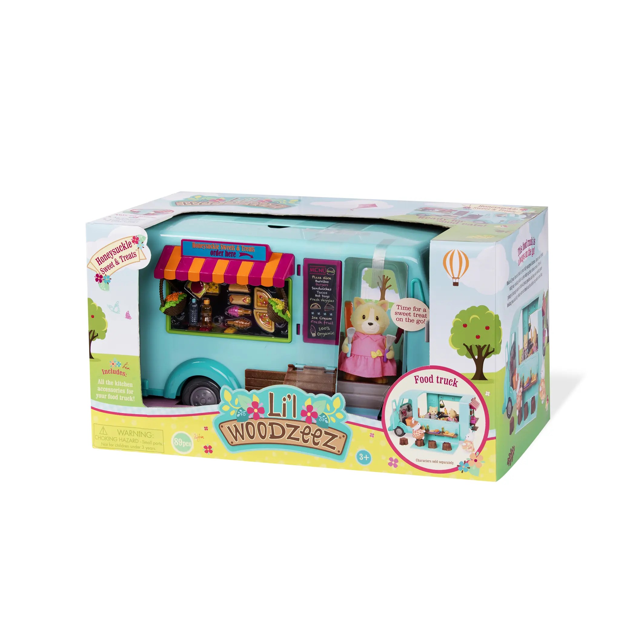 Honeysuckle Sweets & Treats Toy Food Truck with Accessories Li'l
