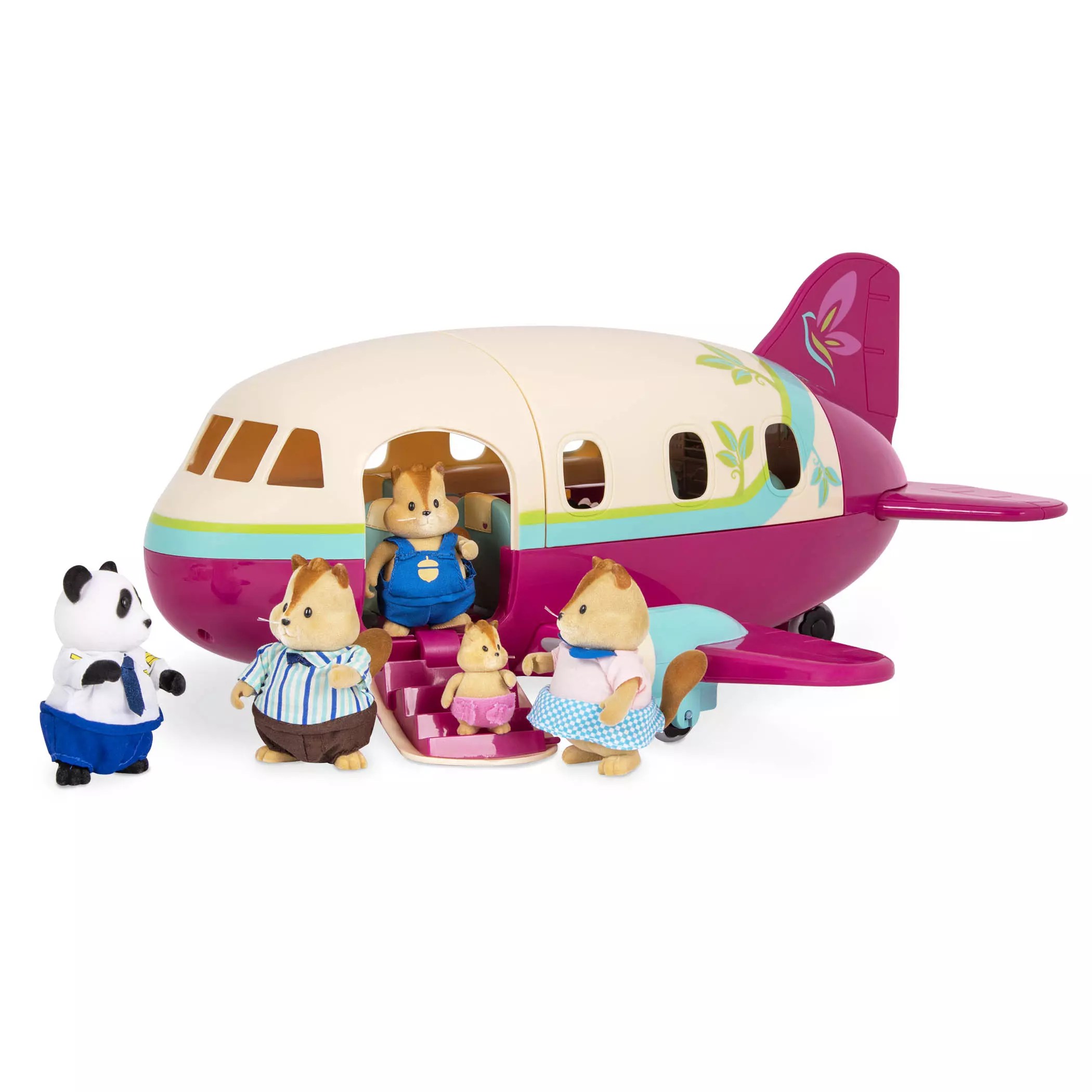 Honeysuckle Airway Toy Airplane with Accessories Li'l Woodzeez
