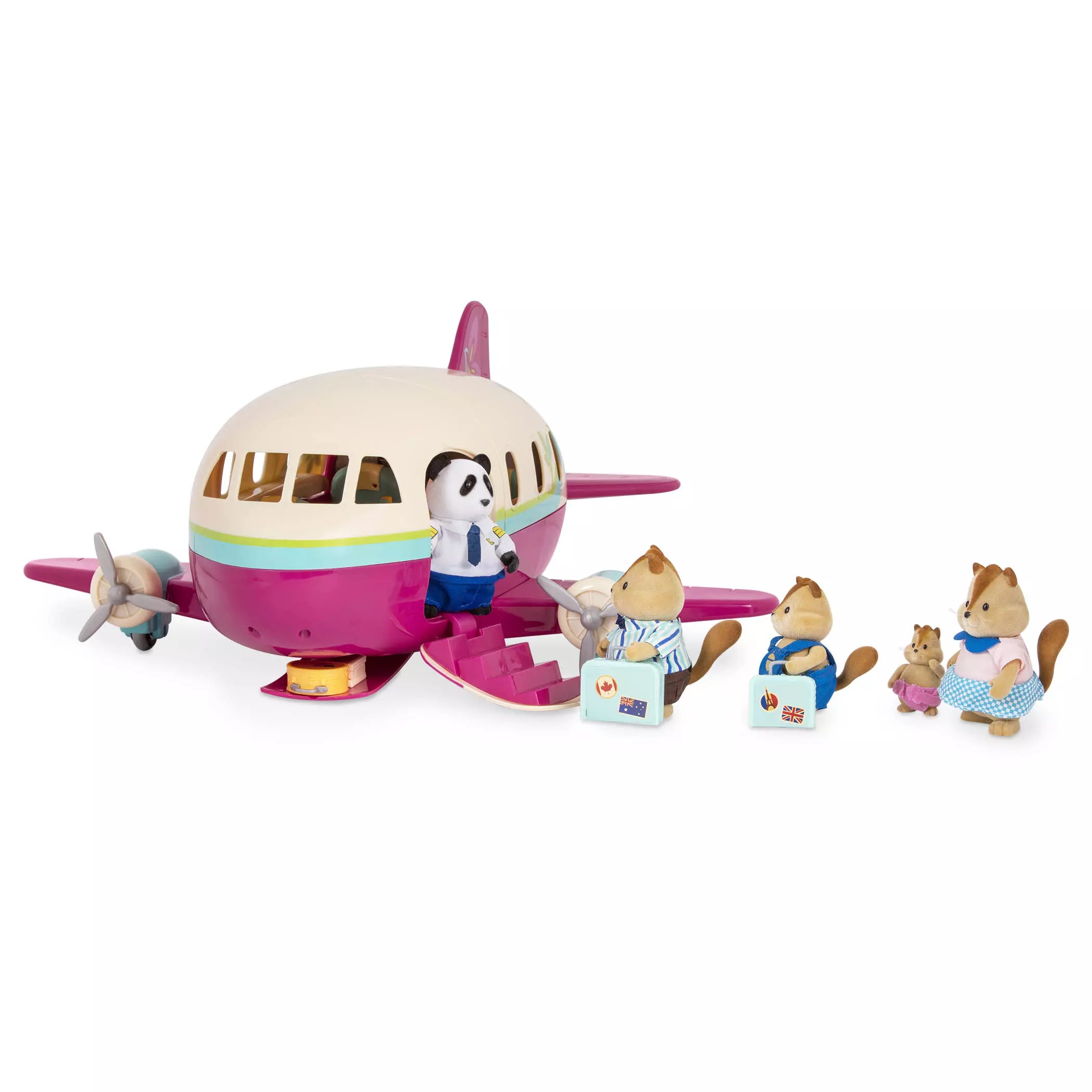 Honeysuckle Airway Toy Airplane with Accessories Li'l Woodzeez