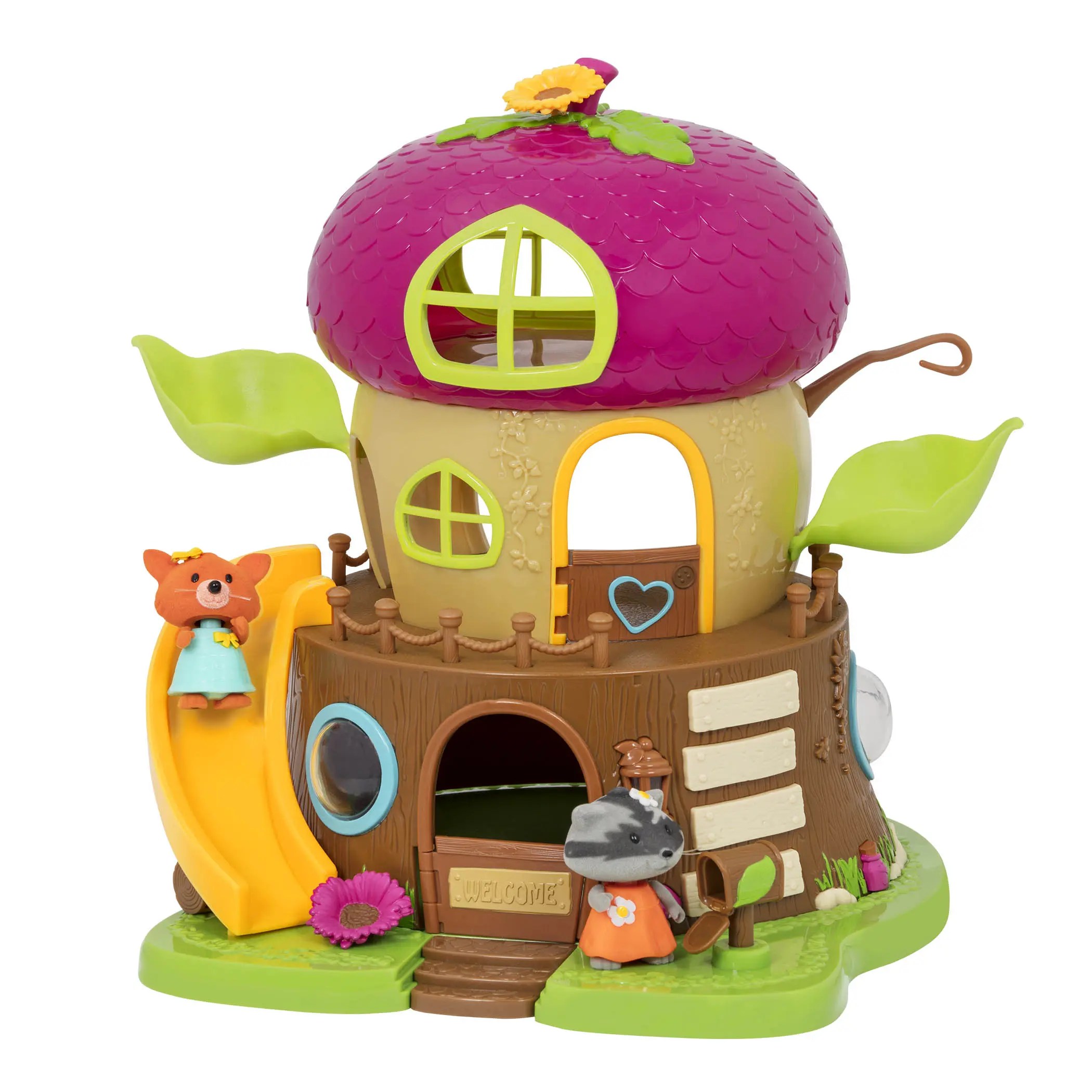 Acorn Treehouse Playhouse with Bobblehead Character Li'l Woodzeez