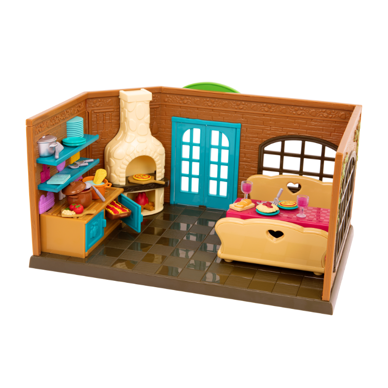PassThePasta Restaurant Kitchen Playset Li’l Woodzeez