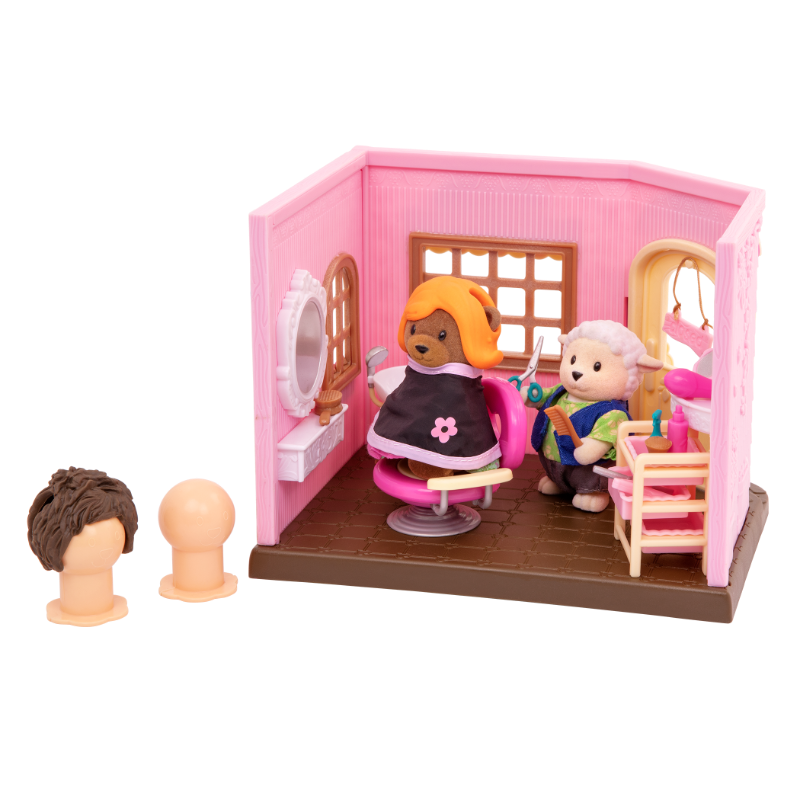 Baabaa Spa & Hair Salon Store Playset with Accessories Li’l Woodzeez