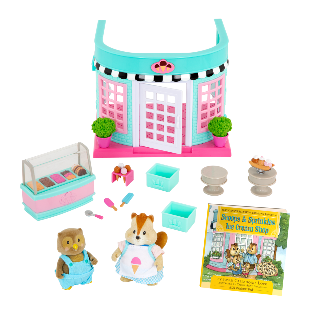 Deluxe Living Room & Nursery Set Toy Furniture Li’l Woodzeez