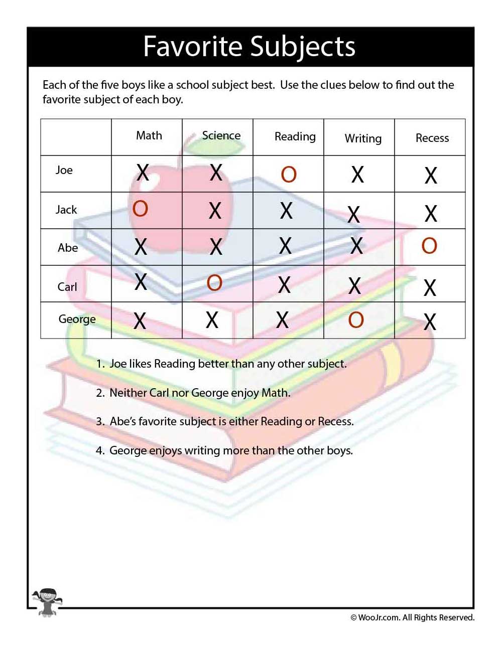 Printable Logic Puzzles for Kids Woo! Jr. Kids Activities Children's Publishing