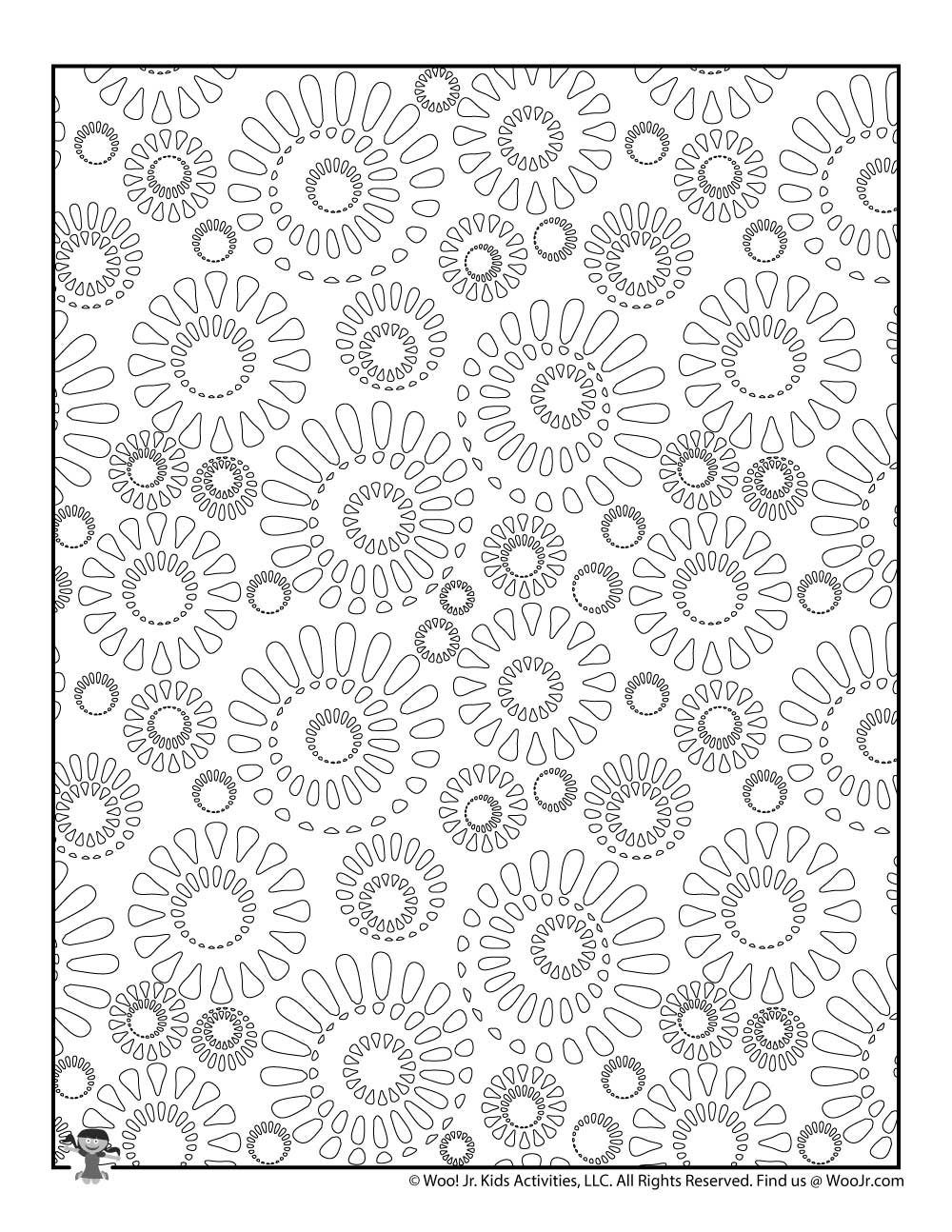 Printable Pattern Coloring Pages Woo! Jr. Kids Activities Children's Publishing