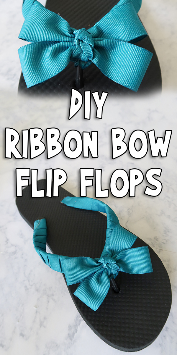 DIY Ribbon Bow Flip Flops Woo! Jr. Kids Activities