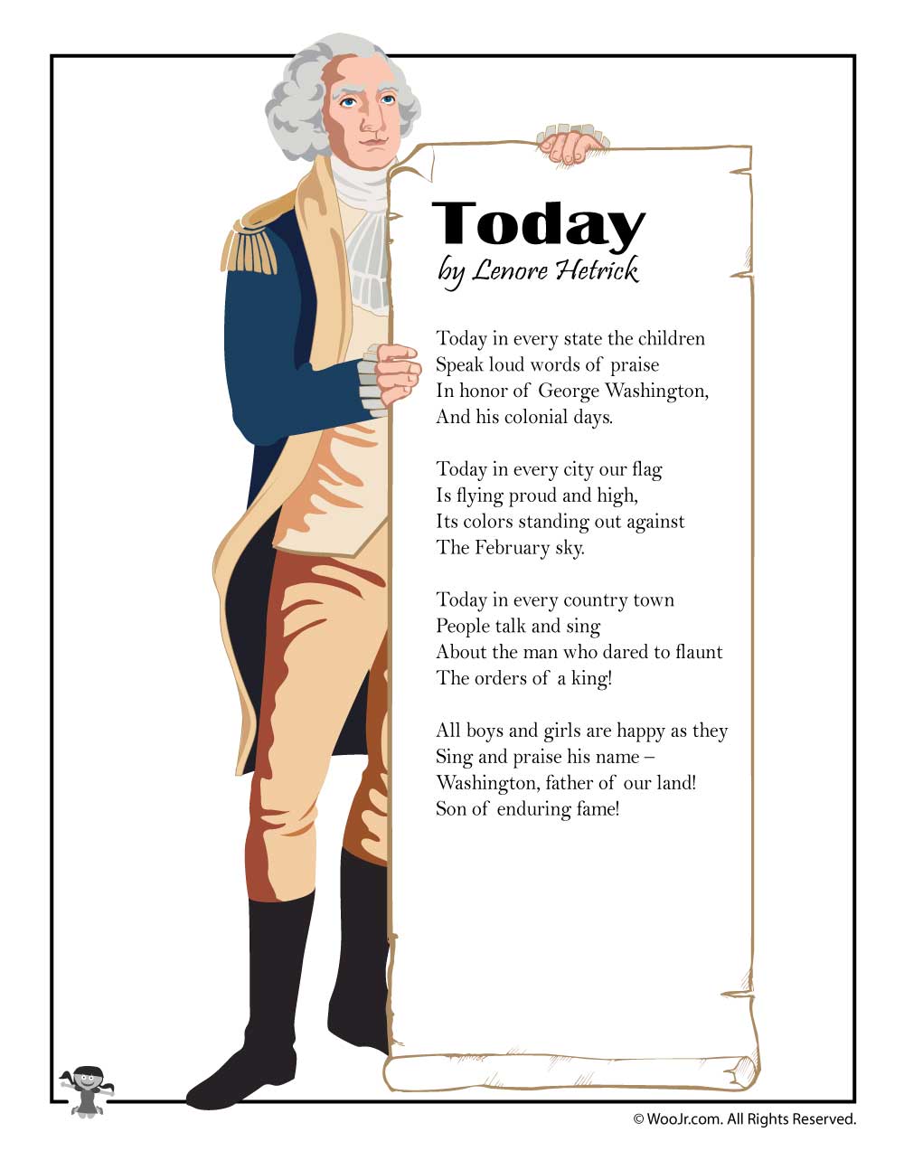 Kids Poems for Presidents Day Woo! Jr. Kids Activities Children's