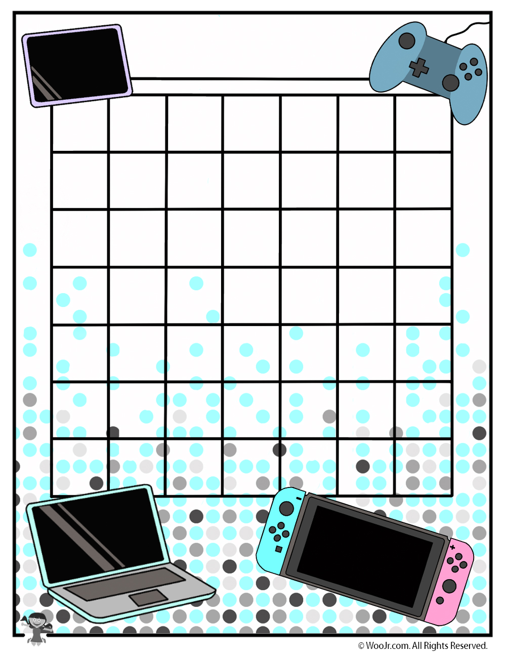 Printable Sticker Charts Positive Reinforcement Woo! Jr. Kids